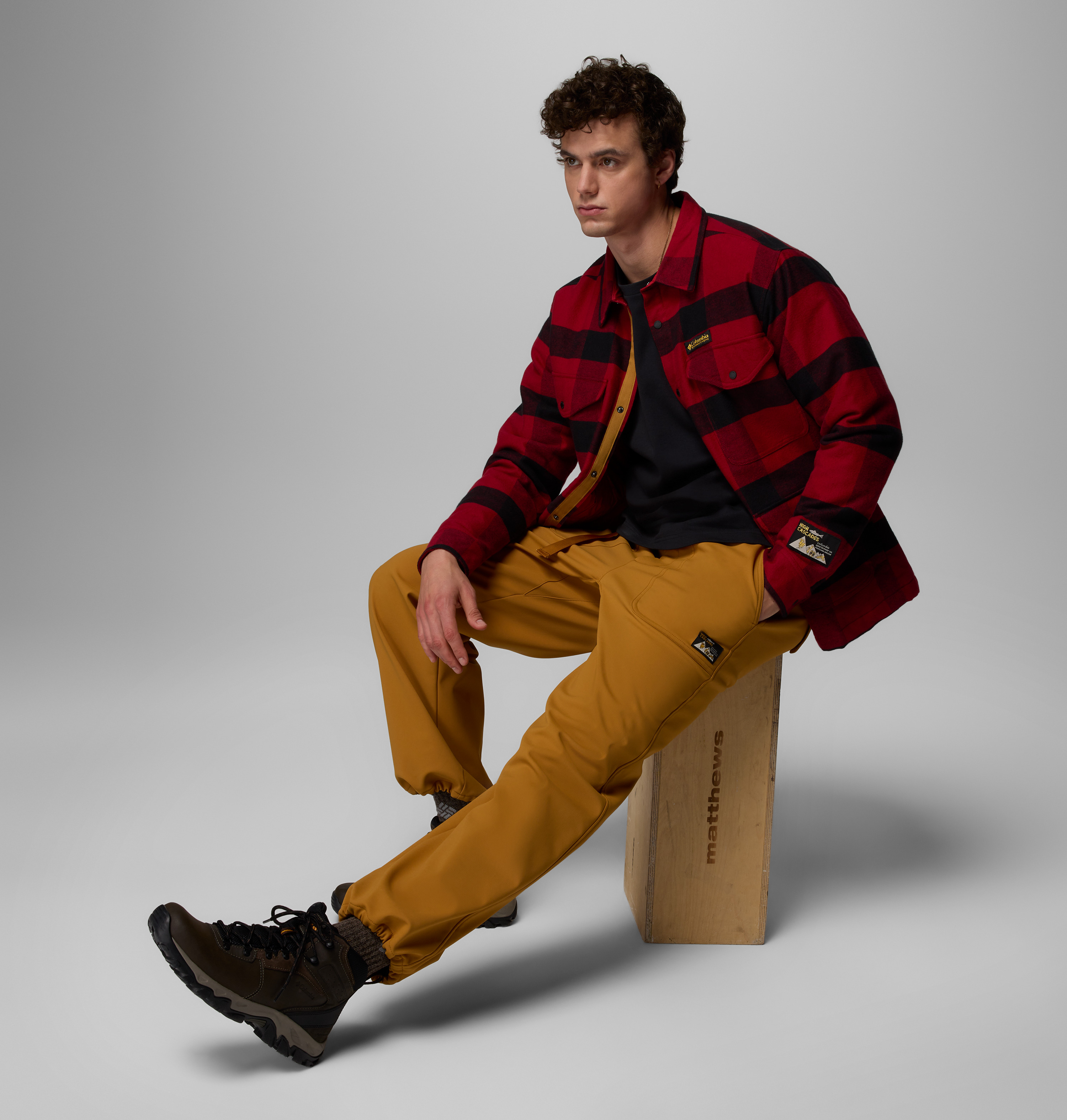 Columbia Erkek Sarı High Cascades Softshell Pantolon