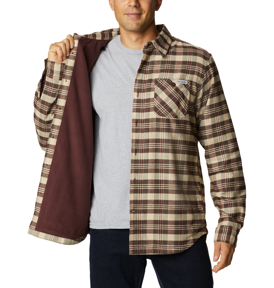 Columbia fleece 2024 lined flannel