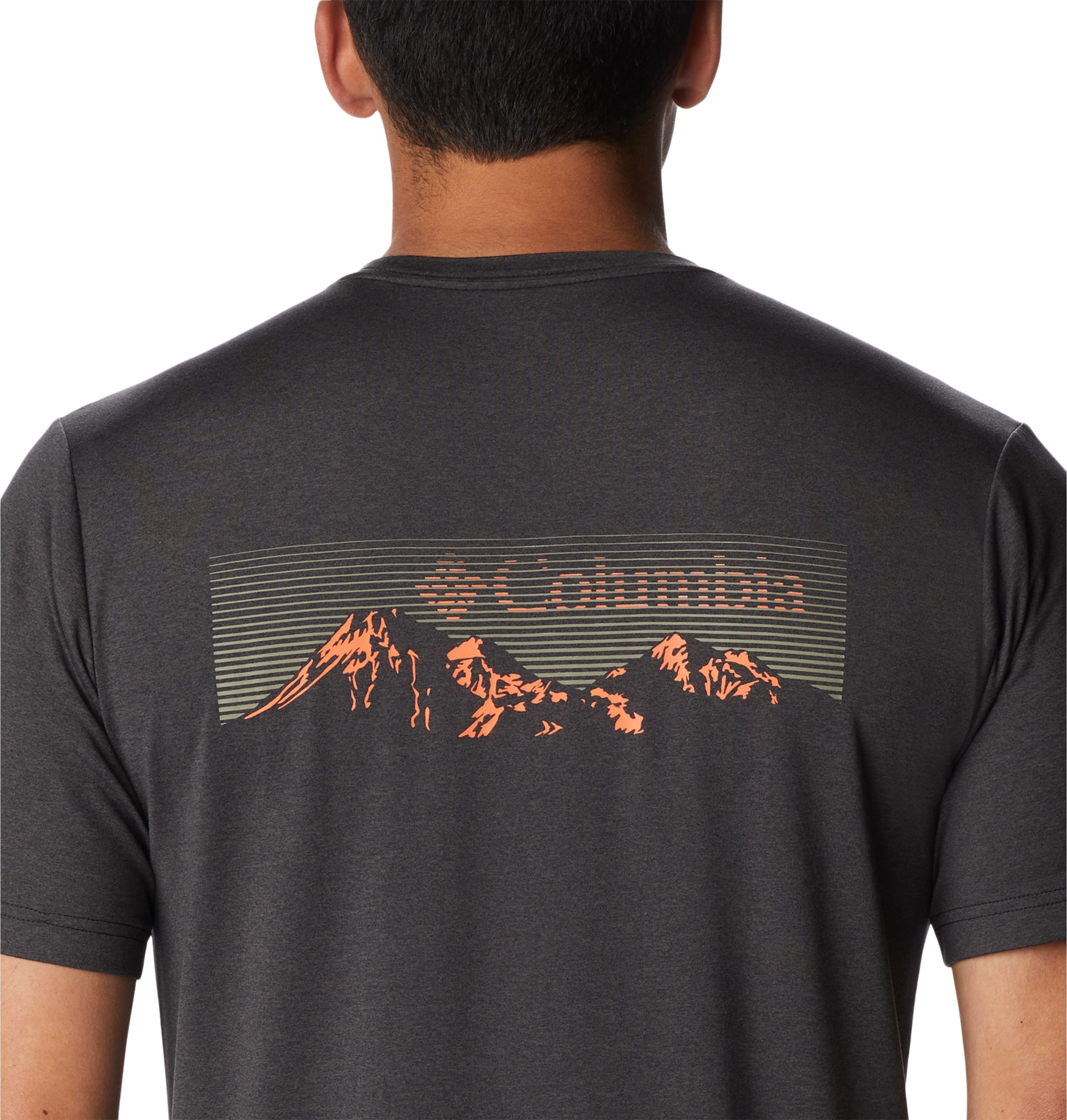 Columbia Tech Trail Graphic Erkek Kısa Kollu T-Shirt. 5