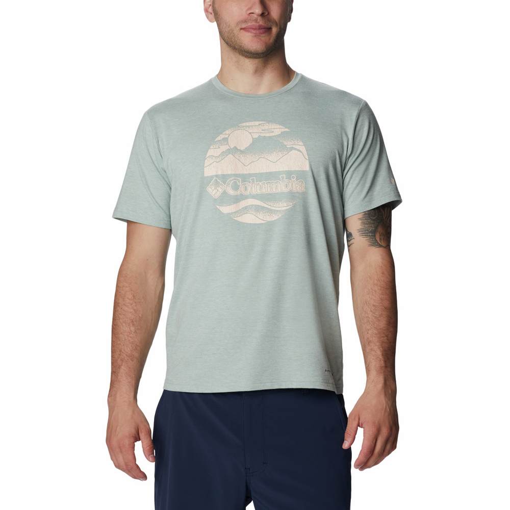 Columbia Men's Sun Trek Graphic Erkek Kısa Kollu T-Shirt. 1