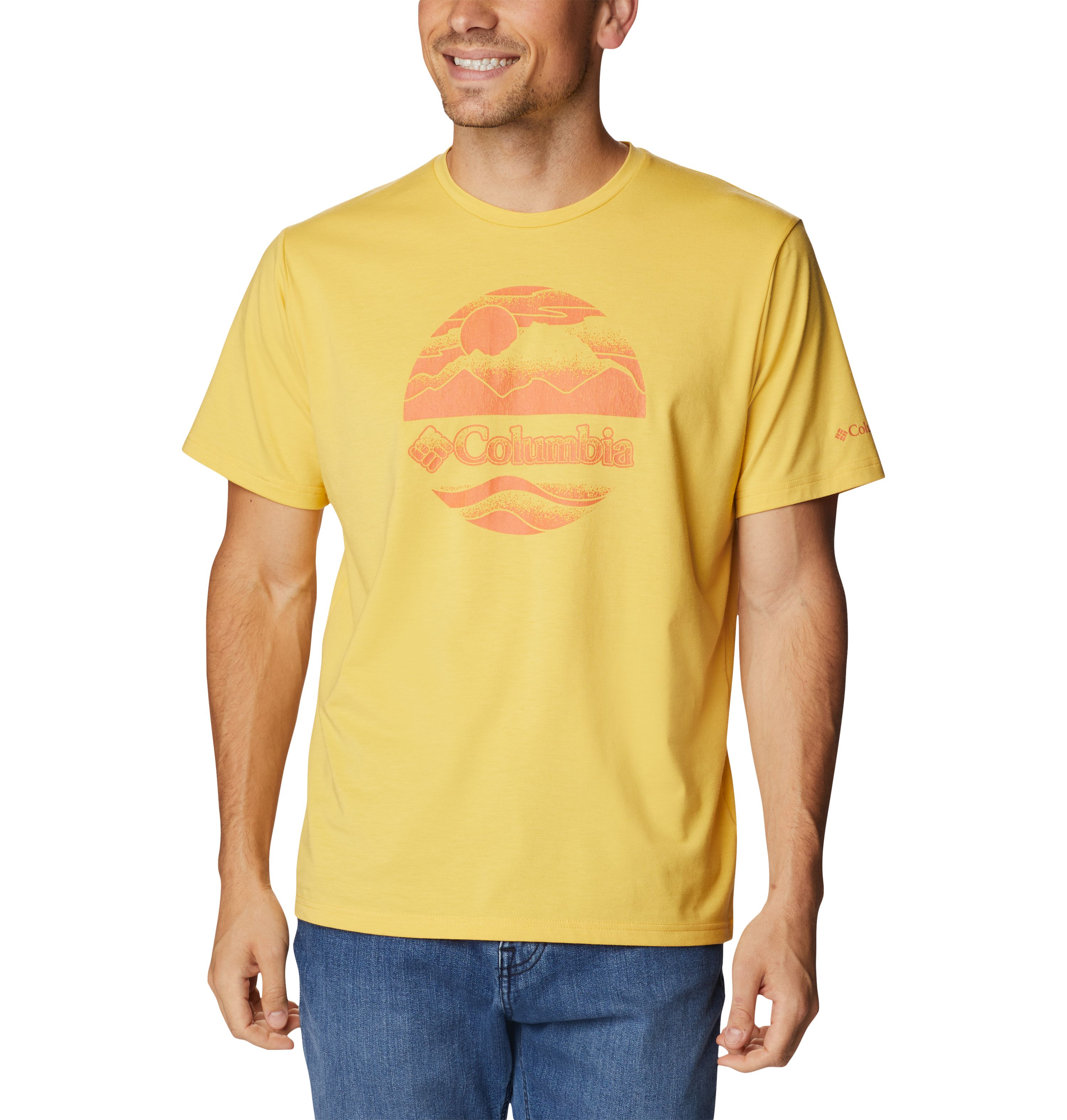 Columbia Men's Sun Trek Graphic Erkek Kısa Kollu T-Shirt. 1