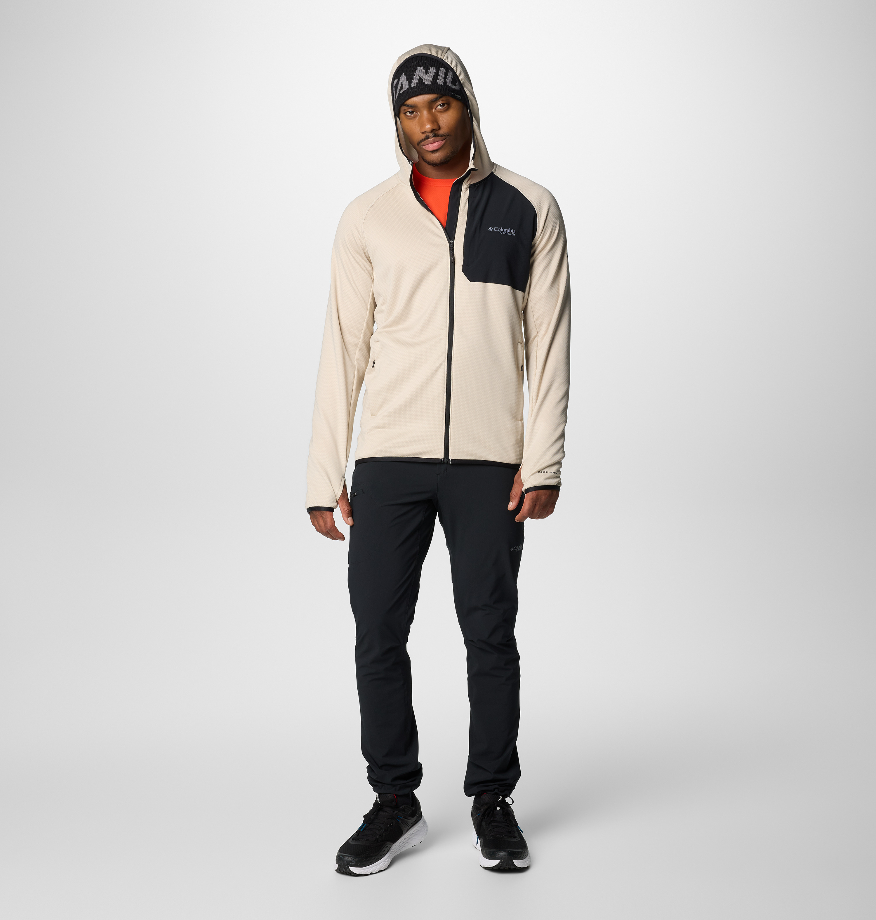 Columbia Erkek Bej Triple Canyon Grid Hooded Fz II Polar Üst
