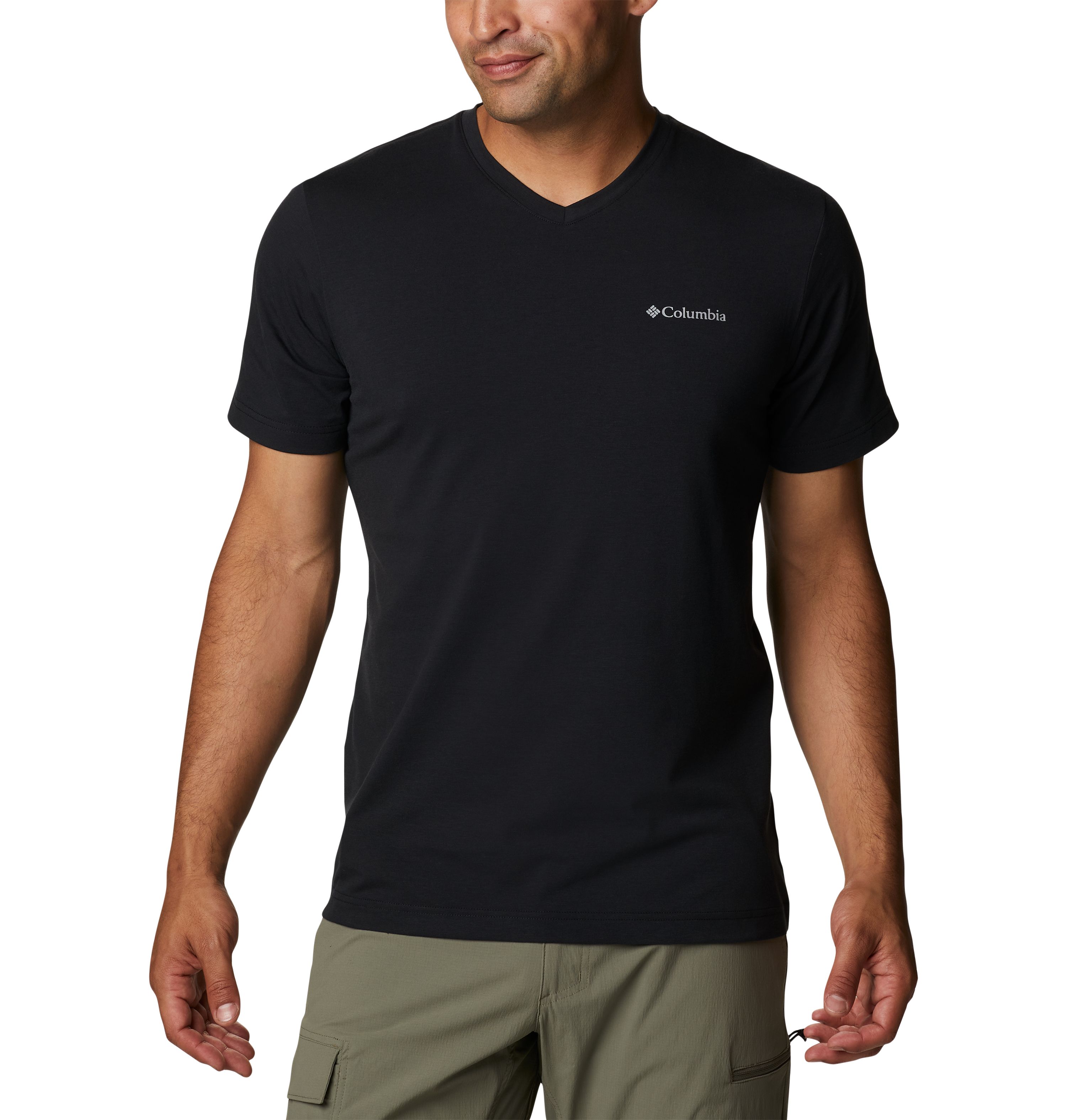 Columbia Sun Trek V-Neck Erkek Kısa Kollu T-Shirt. 1