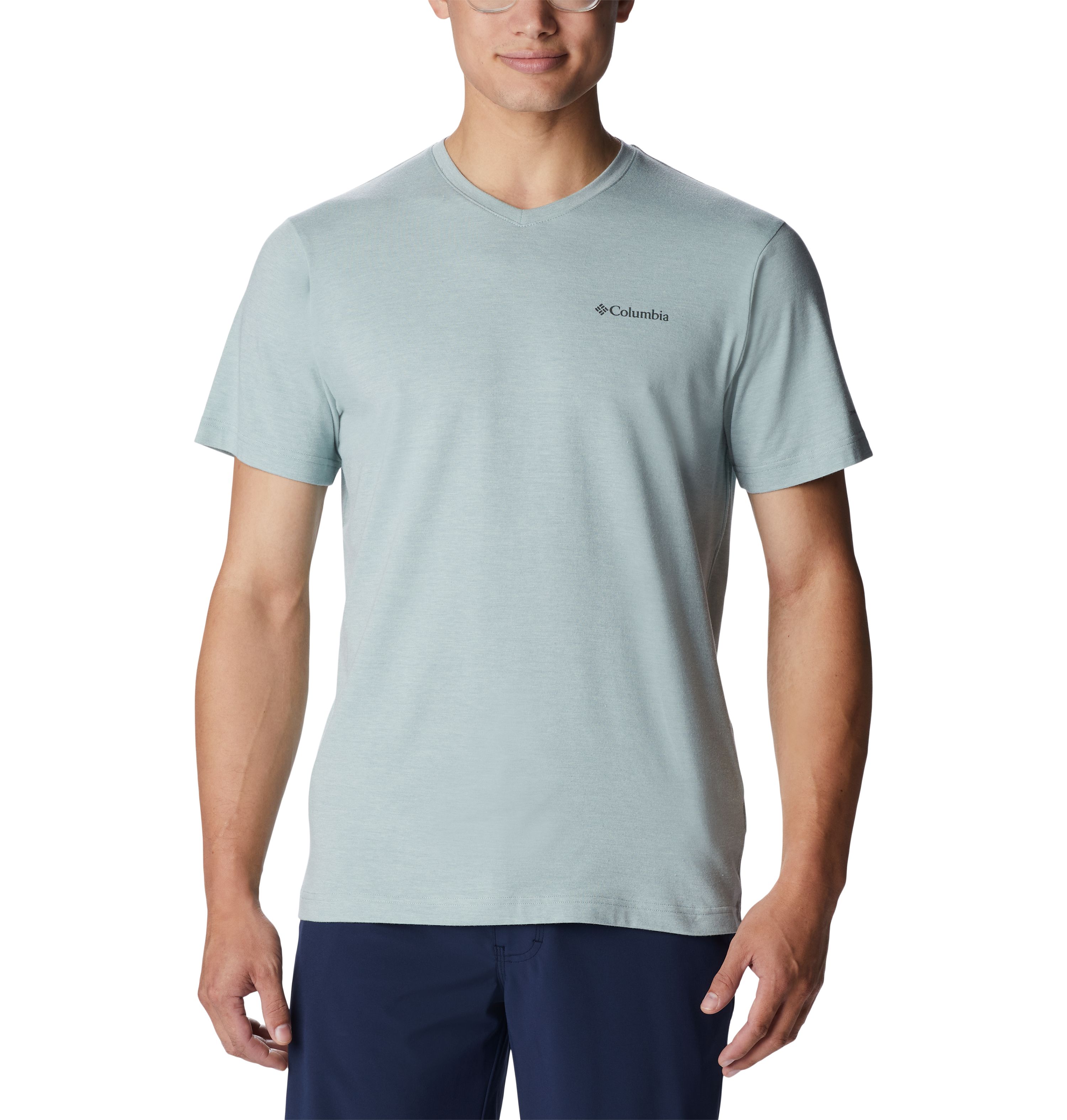 Columbia Sun Trek V-Neck Erkek Kısa Kollu T-Shirt. 1