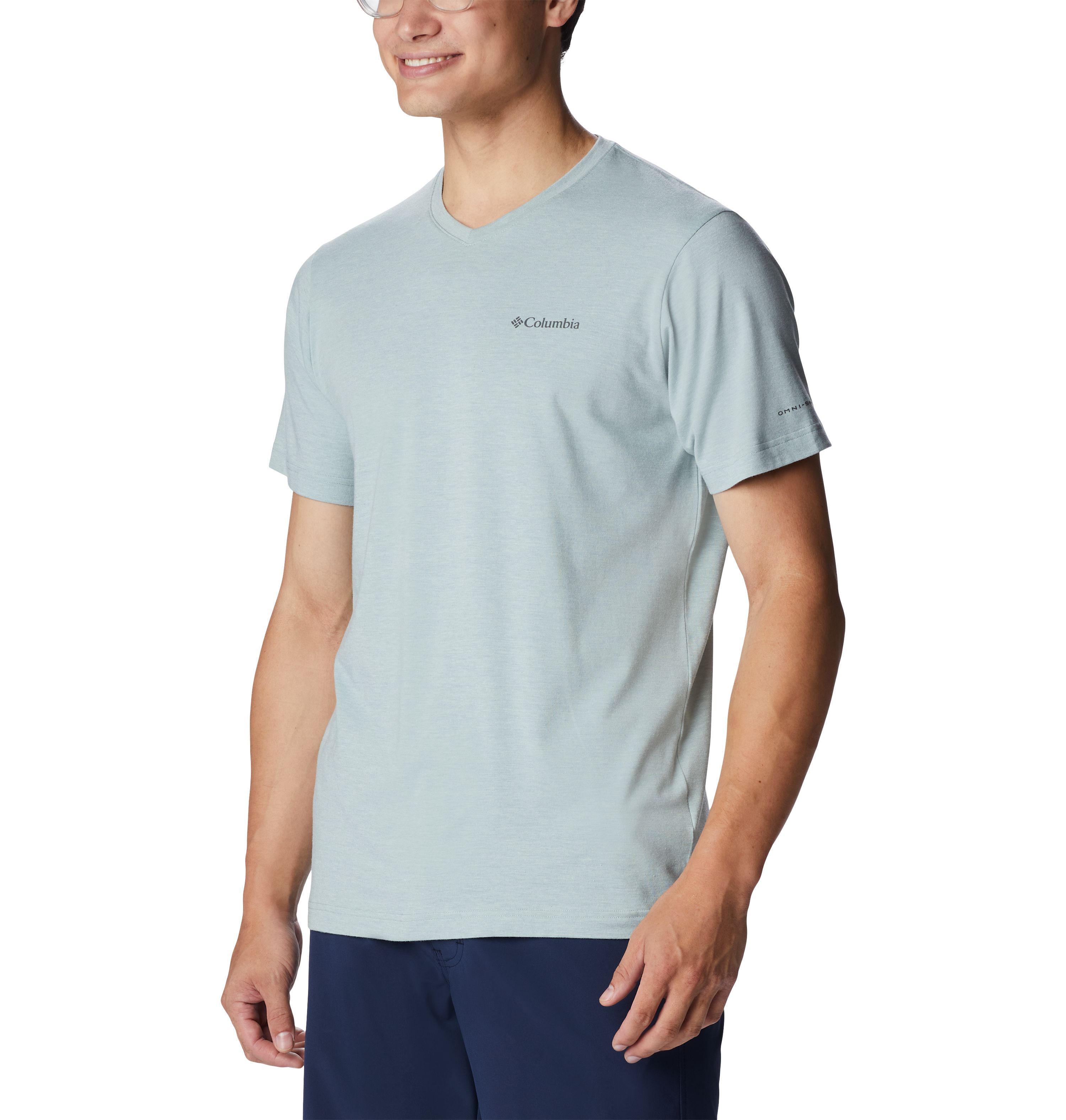 Columbia Sun Trek V-Neck Erkek Kısa Kollu T-Shirt. 5