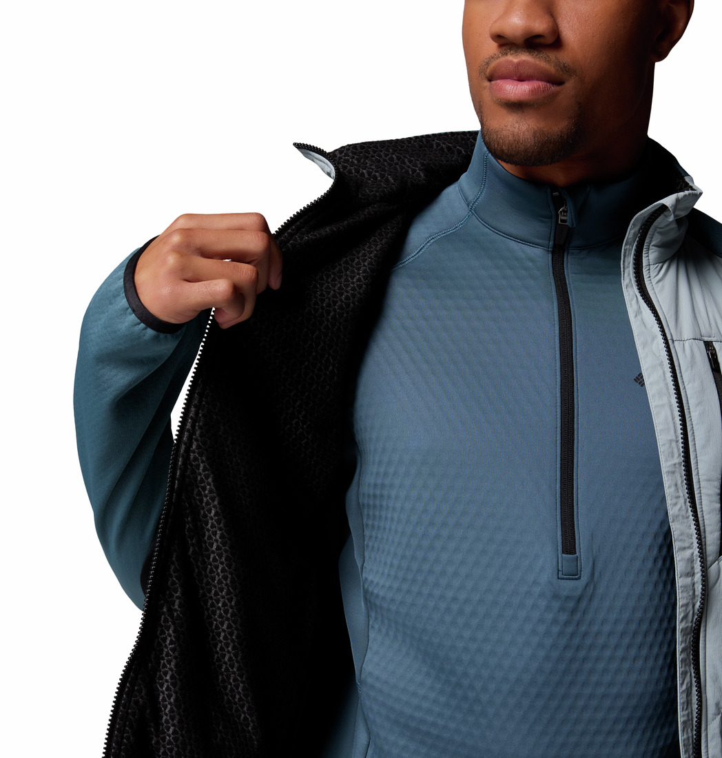 Columbia Kahverengi Arctic Crest Hybrid Tam Fermuarlı Erkek