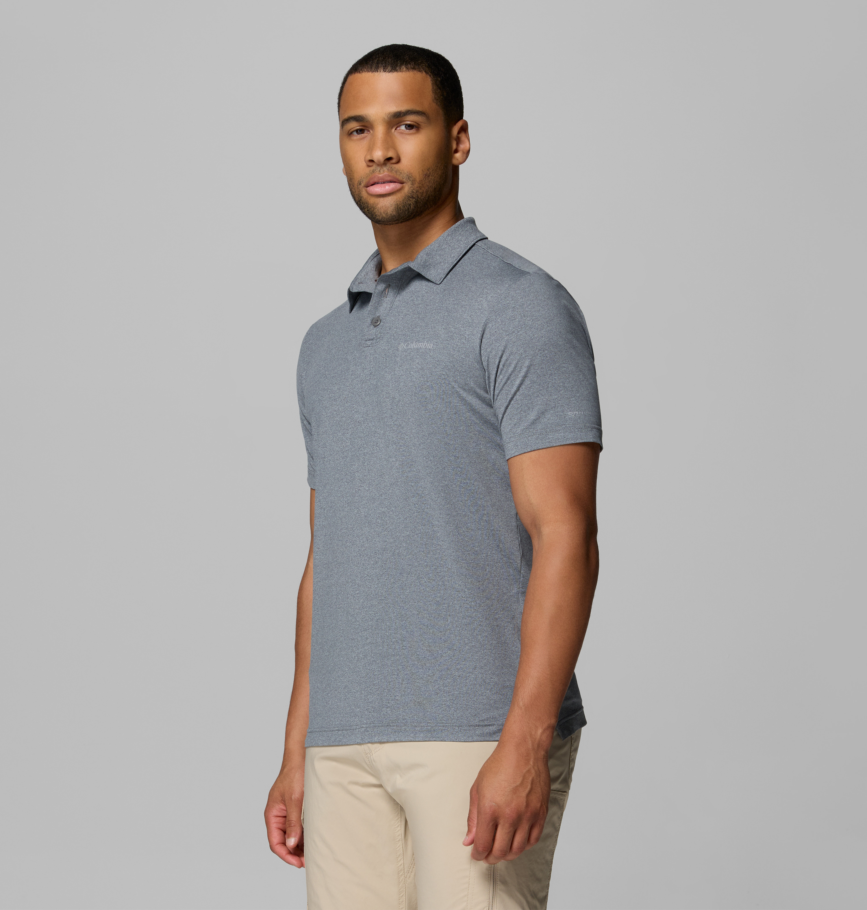 Columbia Erkek Koyu Gri Parsons Point Kısa Kollu Polo T-Shirt