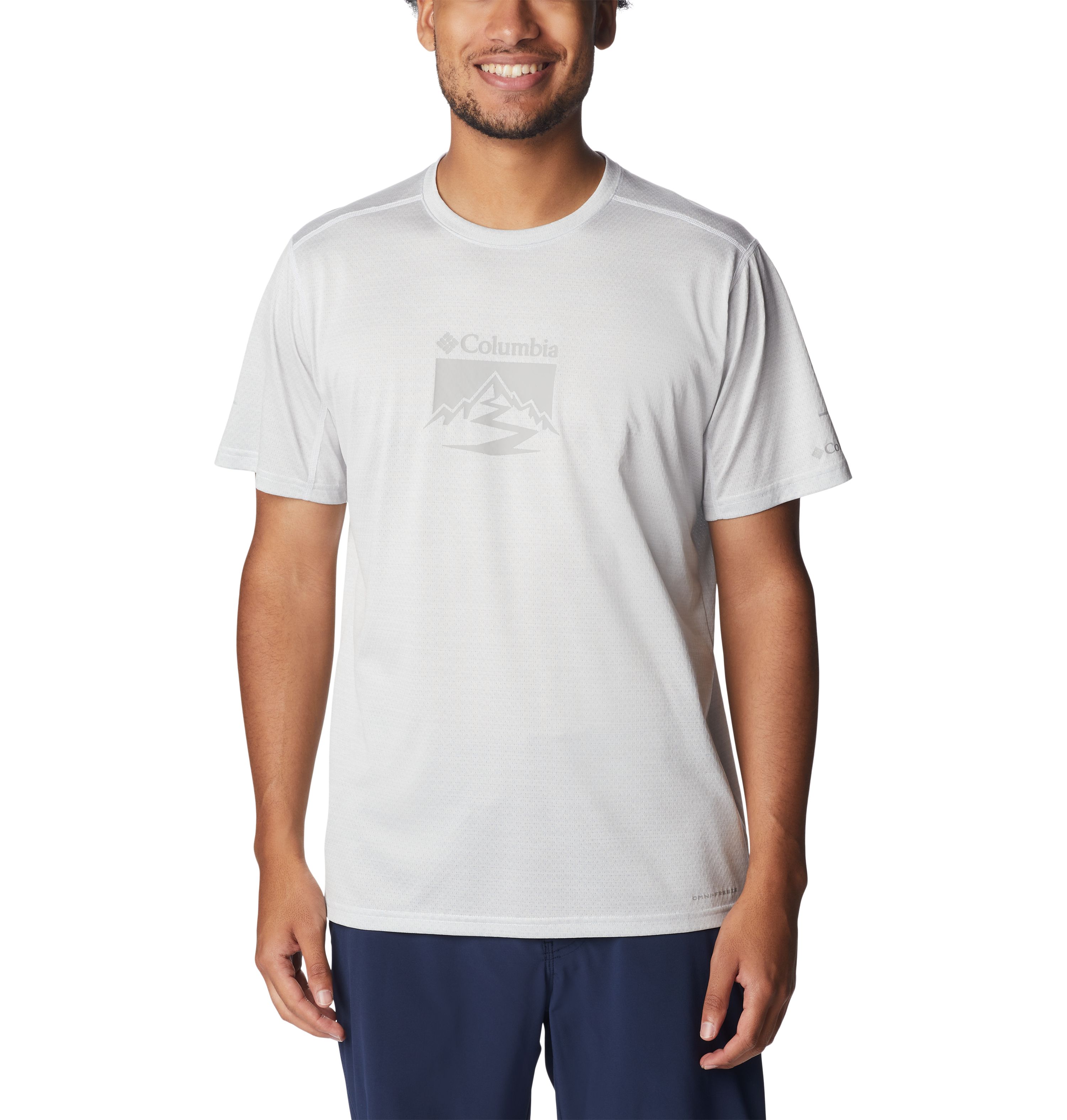 Columbia Alpine Chill Zero Graphic Erkek Kısa Kollu T-Shirt. 1