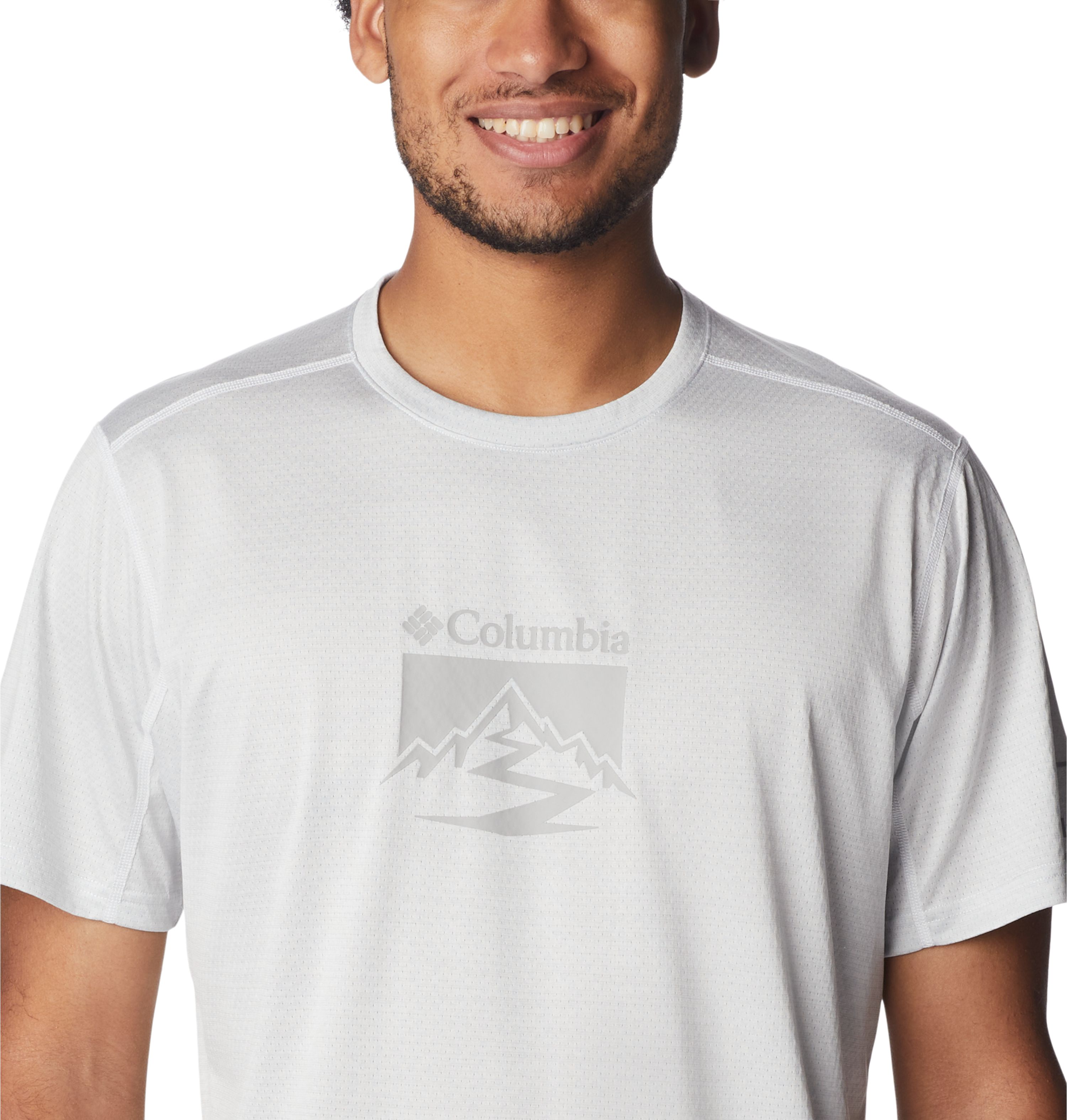 Columbia Alpine Chill Zero Graphic Erkek Kısa Kollu T-Shirt. 4