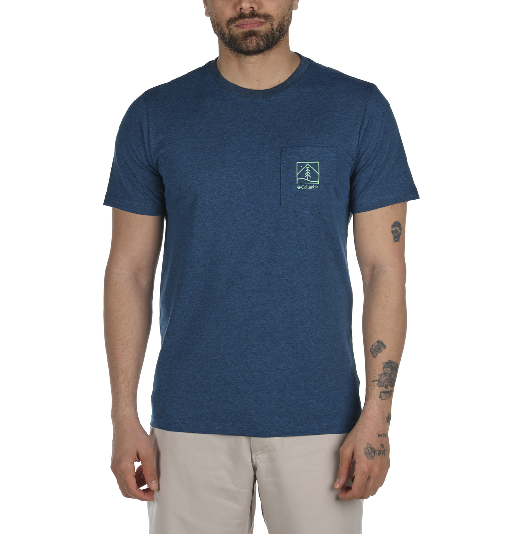 Columbia Outdoor icon Pocket Erkek T-shirt. 1