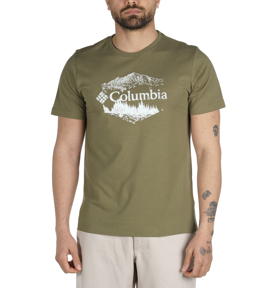 Columbia Hex Natured Kısa Kollu Erkek T-shirt. 1