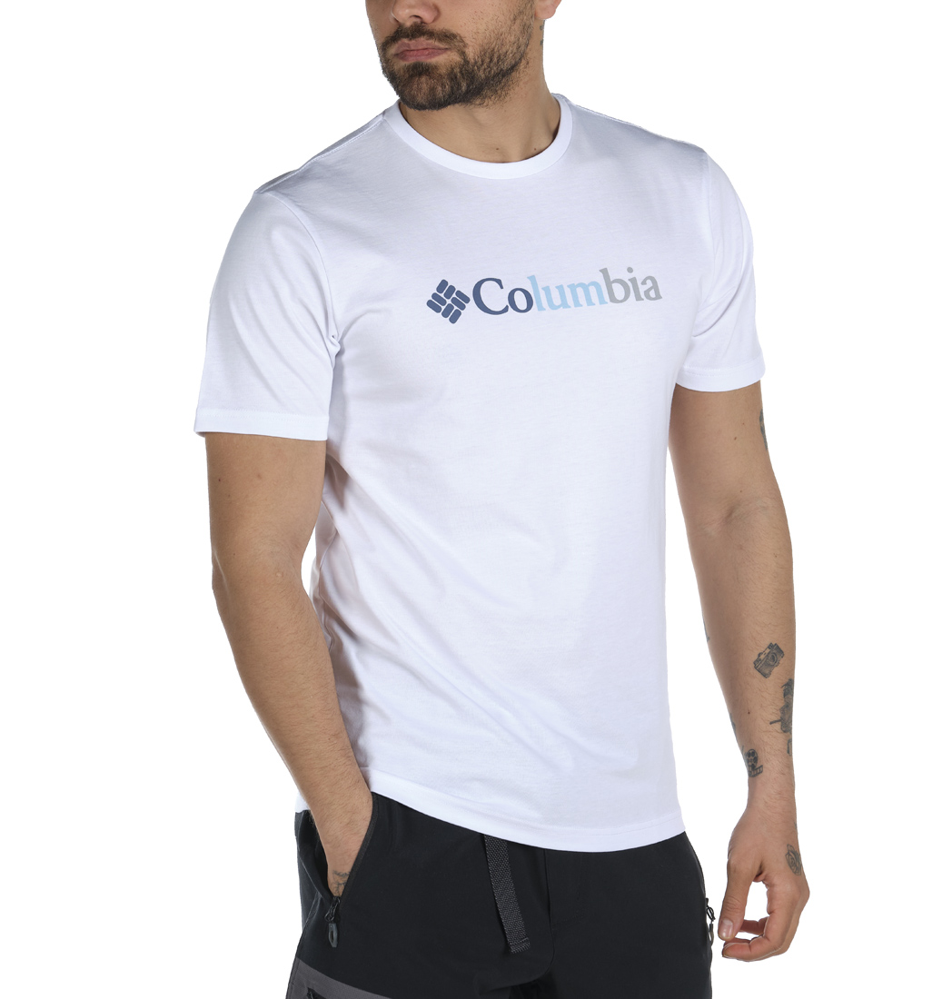 Columbia CSC Trio Stripe Graphic Kısa Kollu Erkek T-shirt. 1