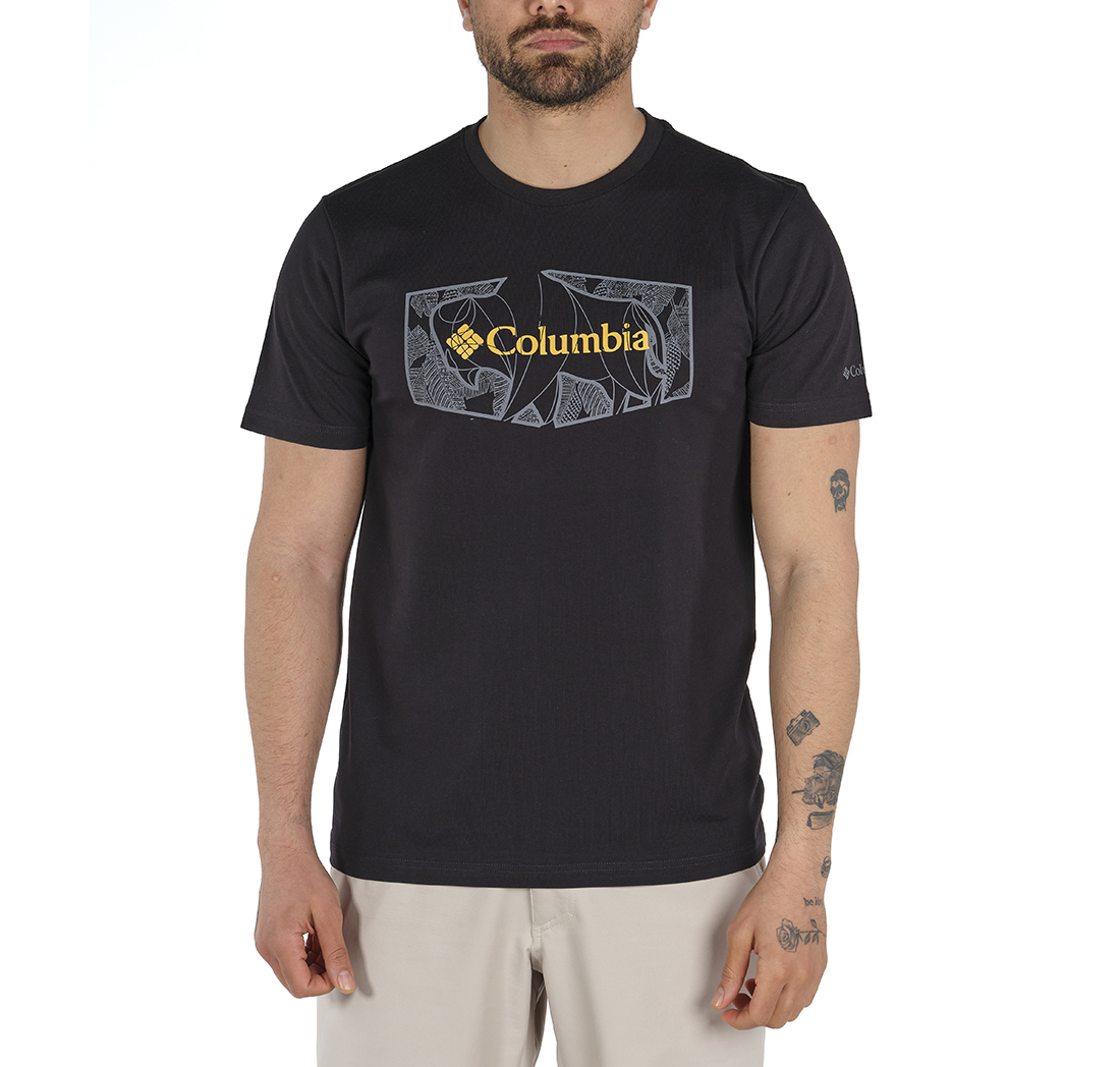 Columbia Roam Hex Graphic Kısa Kollu Erkek T-shirt. 1