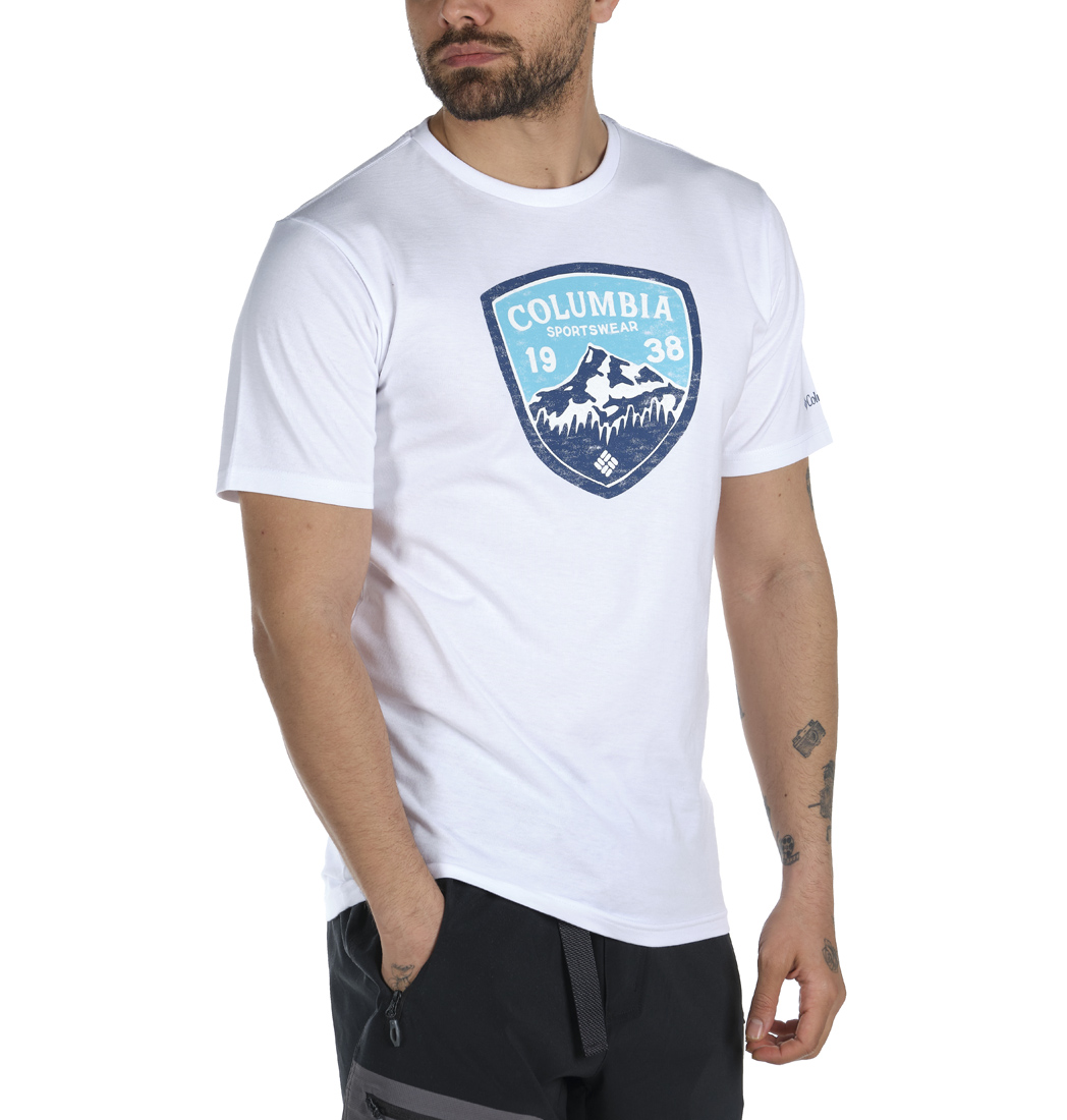 Columbia CSC Mountain Shield Graphic Kısa Kollu Erkek T-shirt. 1