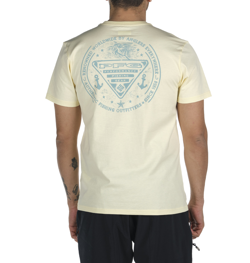 Columbia PFG Renowned Marlin Graphic Kısa Kollu Erkek T-shirt. 2