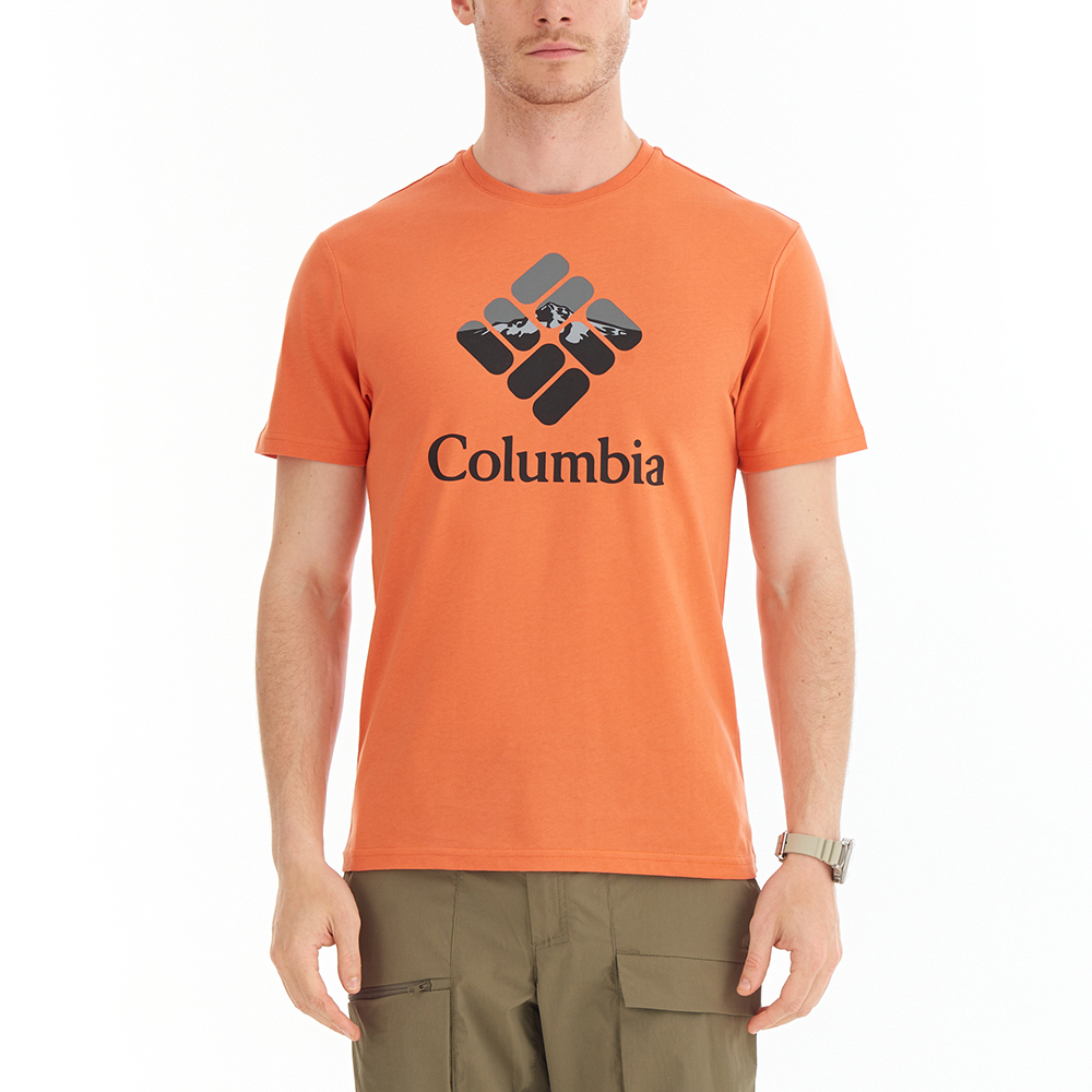 Columbia CSC M Hood Nightscape Erkek Kısa Kollu T-Shirt. 1