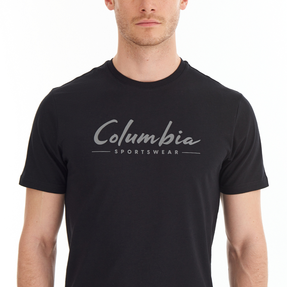 Columbia CSC Brushed Brand Erkek Kısa Kollu T-Shirt. 4