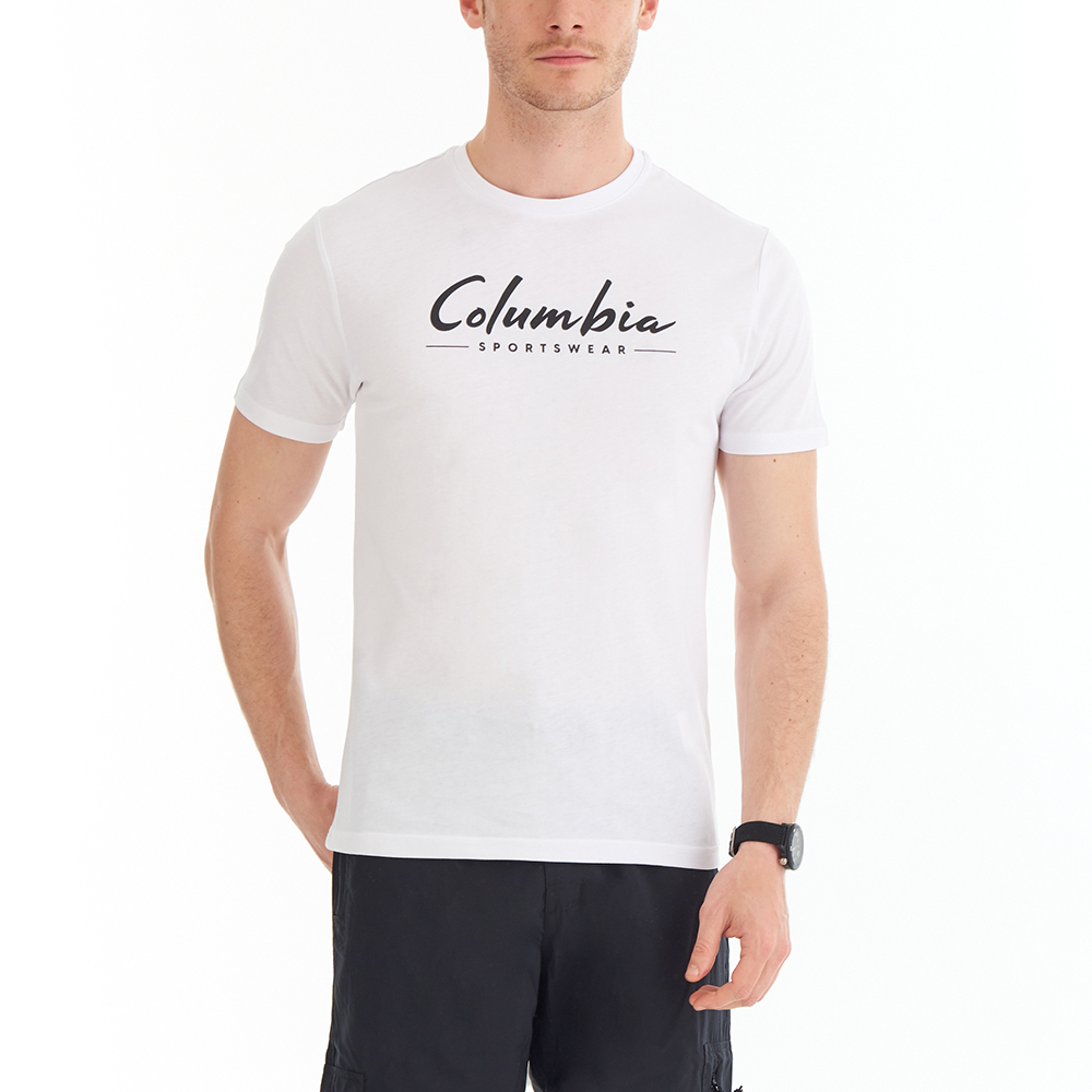 Columbia CSC Brushed Brand Erkek Kısa Kollu T-Shirt. 5