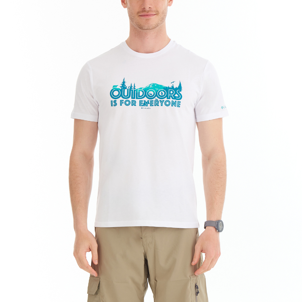 Columbia CSC All For Outdoors Erkek Kısa Kollu T-Shirt. 1