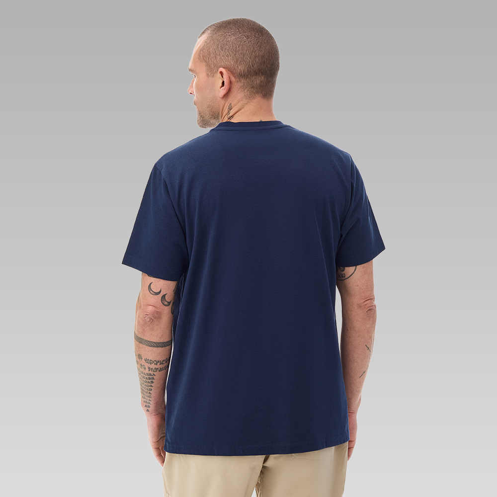 Columbia Erkek Koyu Lacivert CSC Basic SLogo Brushed Kısa Kollu T