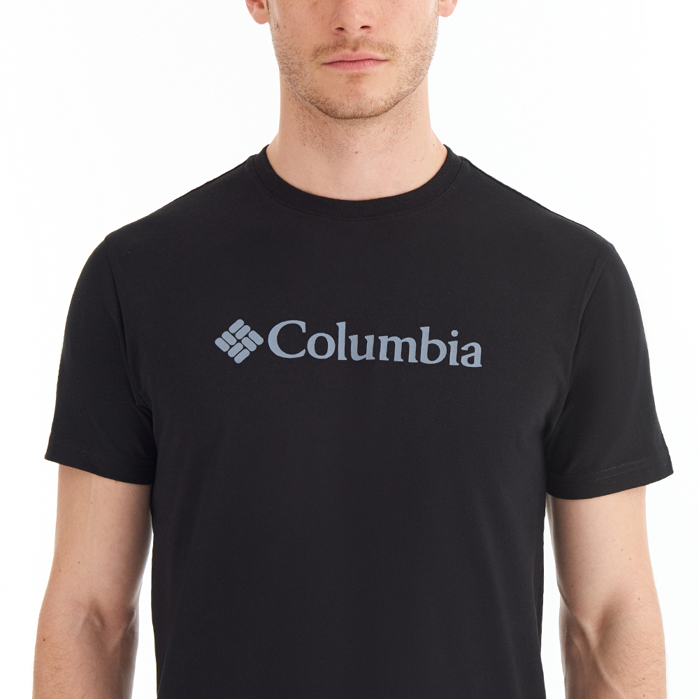 Columbia Erkek Siyah CSC M Basic Logo Brushed Kısa Kollu T-Shirt ...