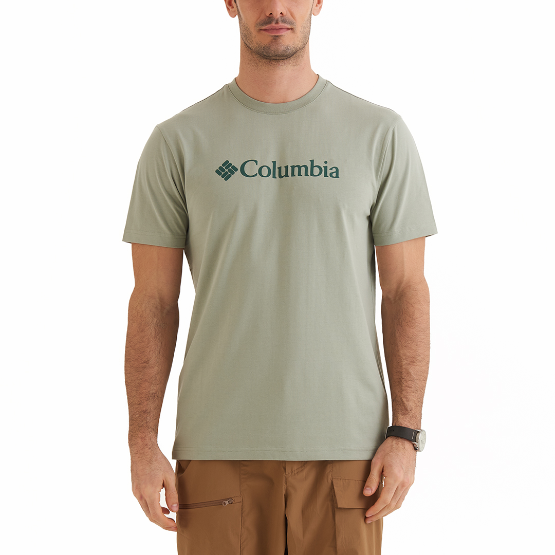 CSC M Basic Logo Brushed Erkek Kısa Kollu T-Shirt