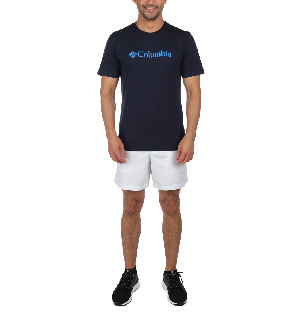 Columbia CSC Basic Big Logo Brushed Erkek Kısa Kollu T-Shirt. 7