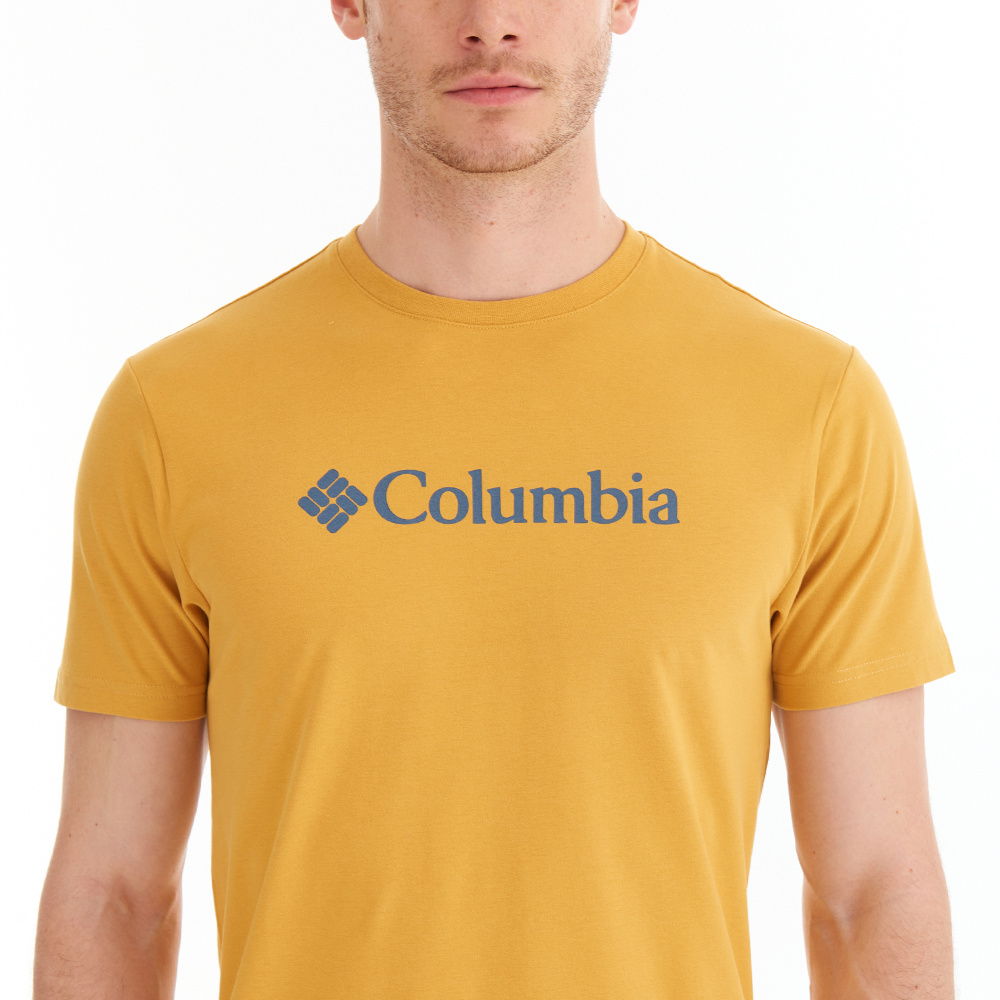 Columbia CSC Basic Big Logo Brushed Erkek Kısa Kollu T-Shirt. 4