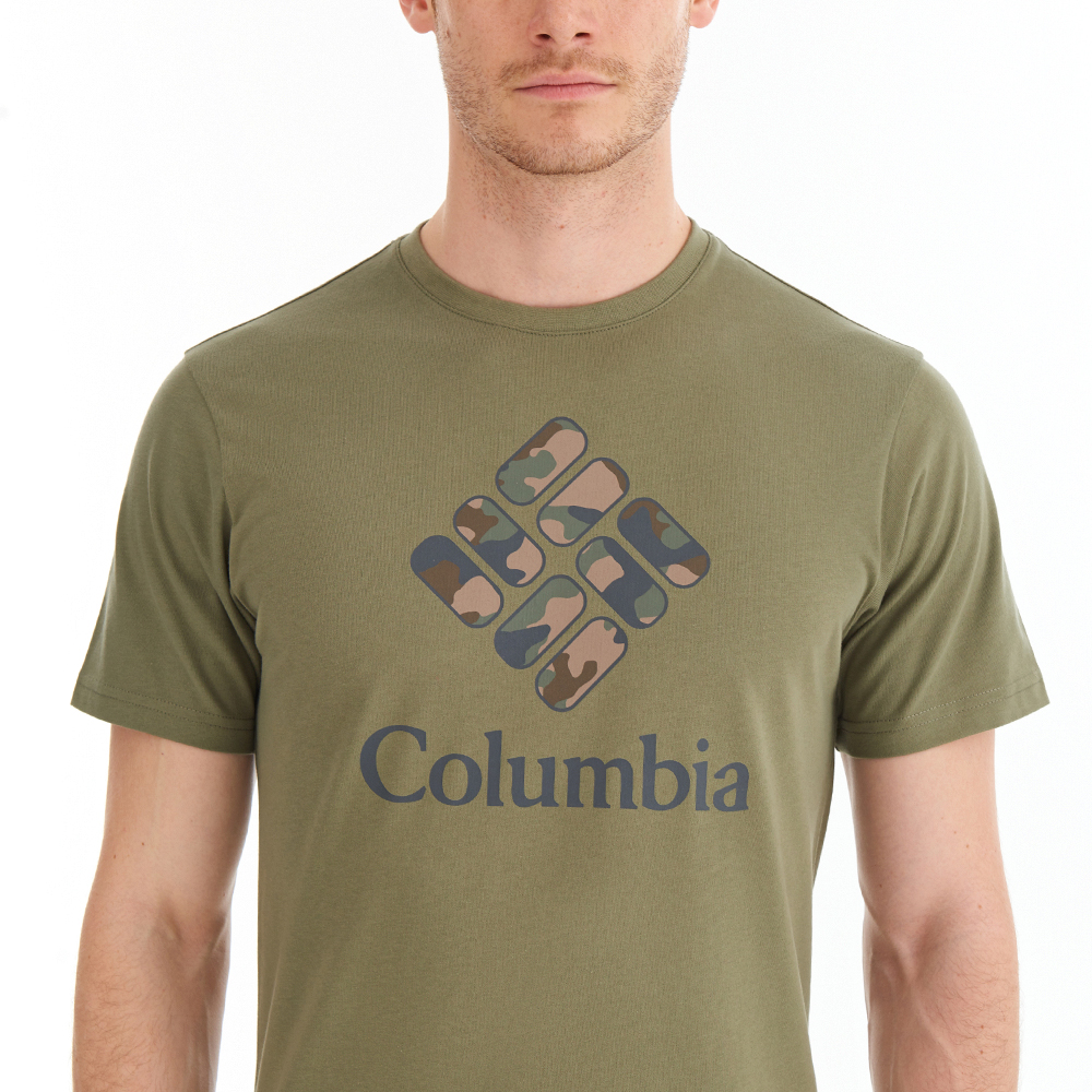 Columbia CSC Stacked Camo Erkek Kısa Kollu T-Shirt. 4