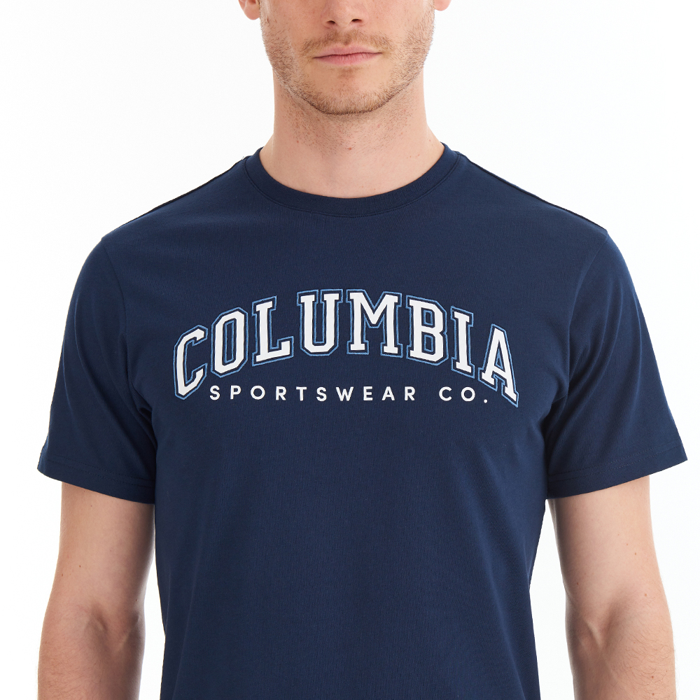 Columbia CSC Varsity Arch 2 Erkek Kısa Kollu T-Shirt. 4