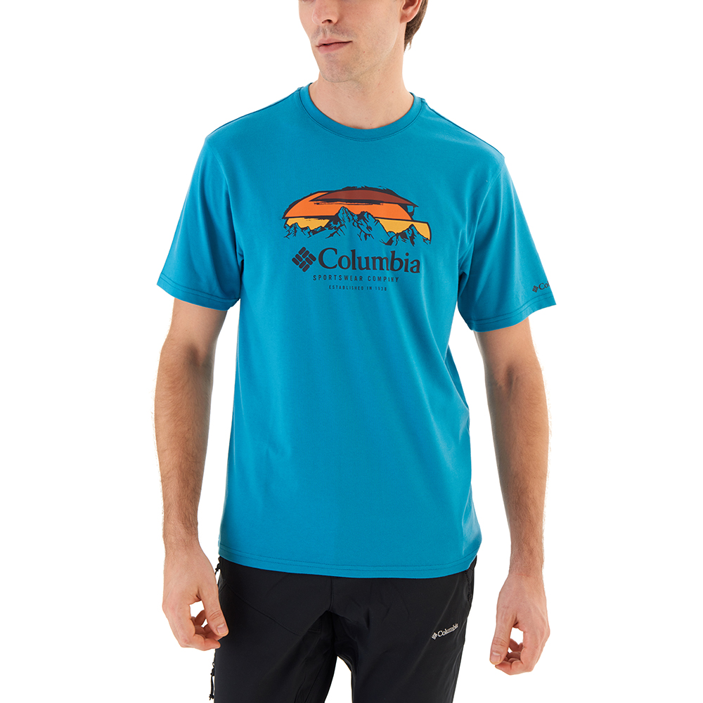 Columbia CSC Hikers Haven Erkek Kisa Kollu T-Shirt. 4