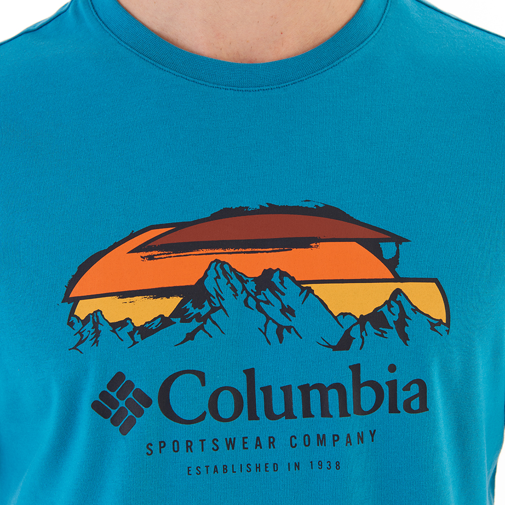 Columbia CSC Hikers Haven Erkek Kisa Kollu T-Shirt. 5