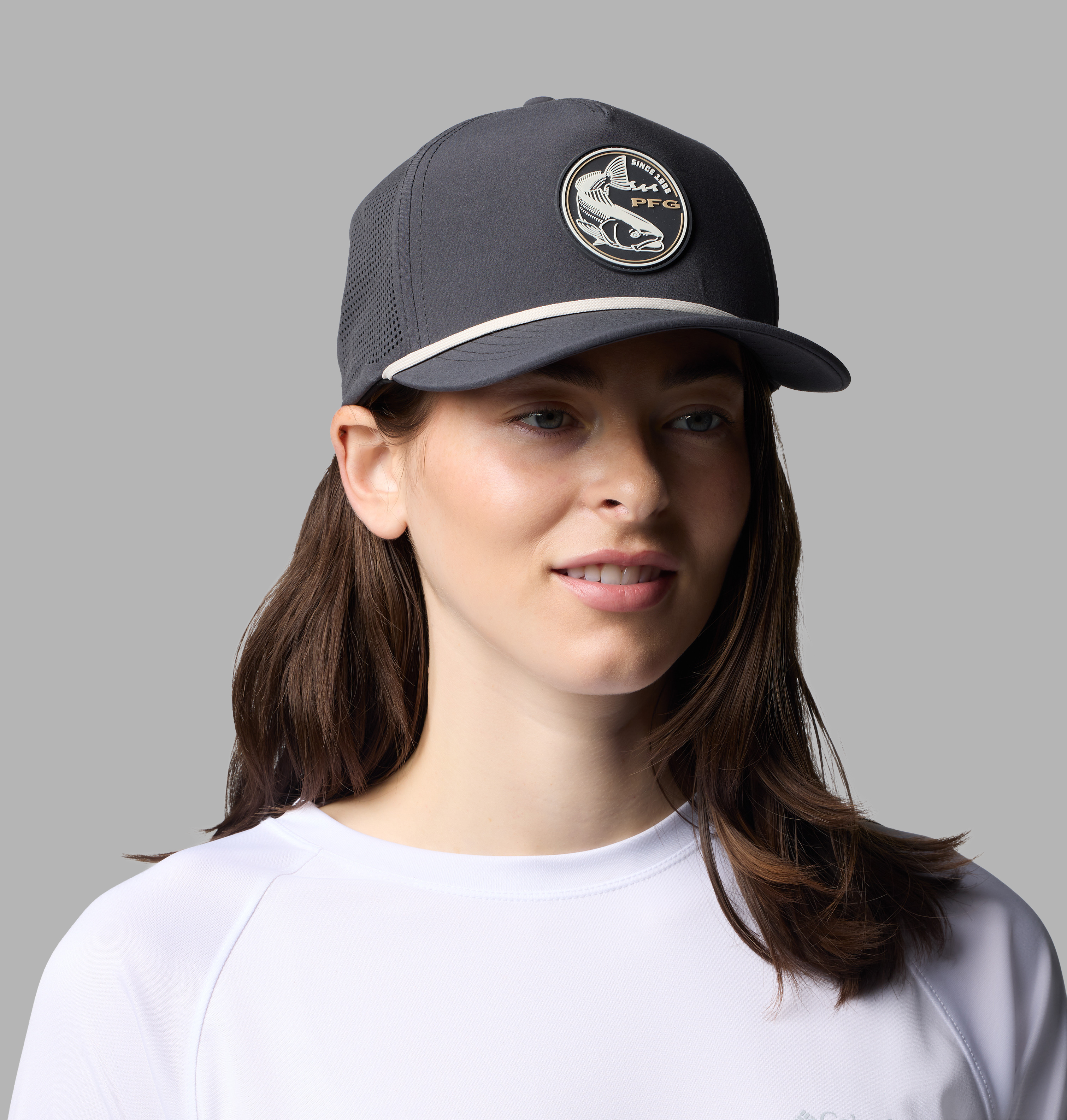 Columbia Unisex Siyah Tidal Pursuit 3D Stretch Şapka