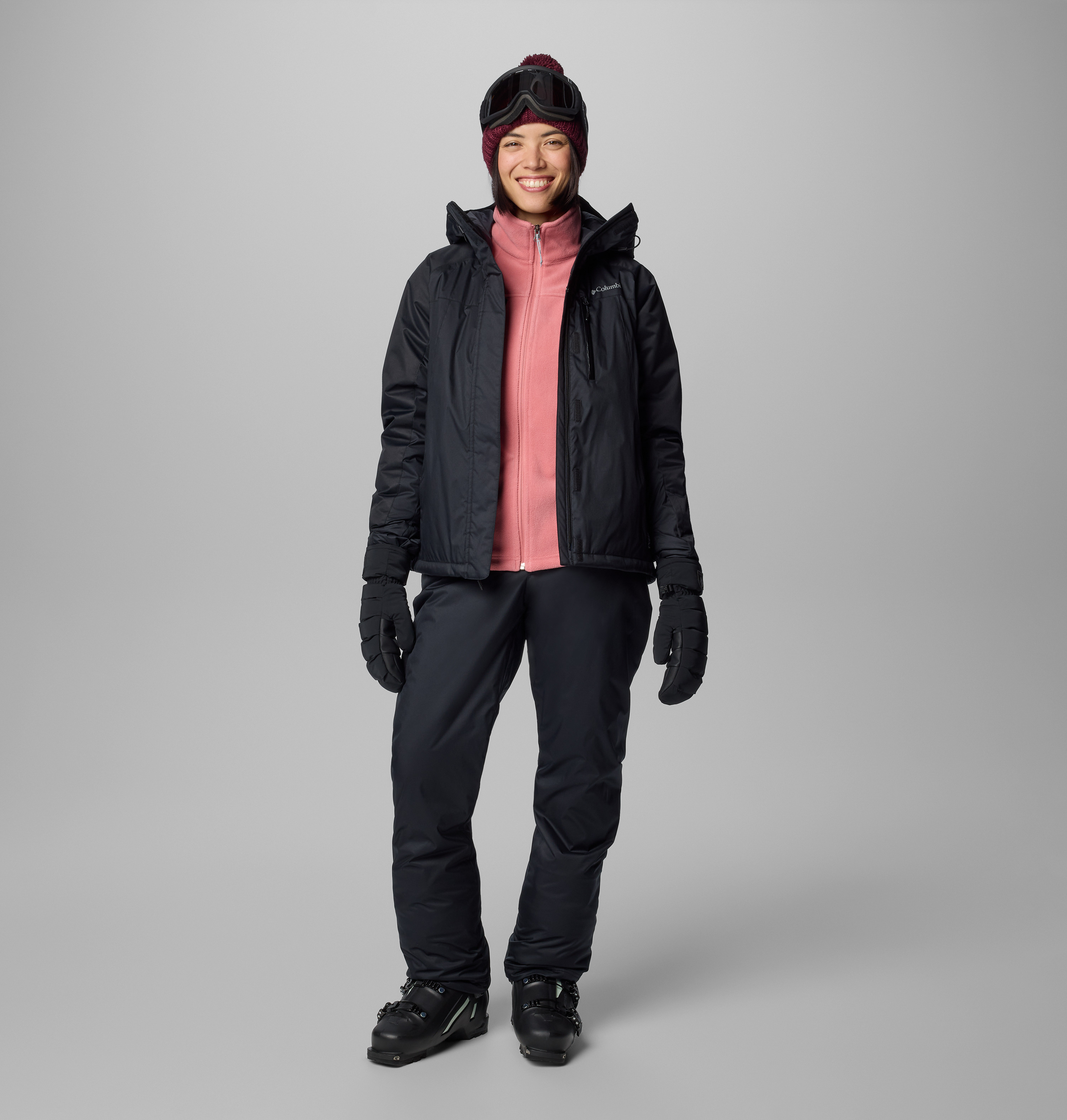 Columbia Kadın Siyah Snowy Summit Insulated Kayak Montu