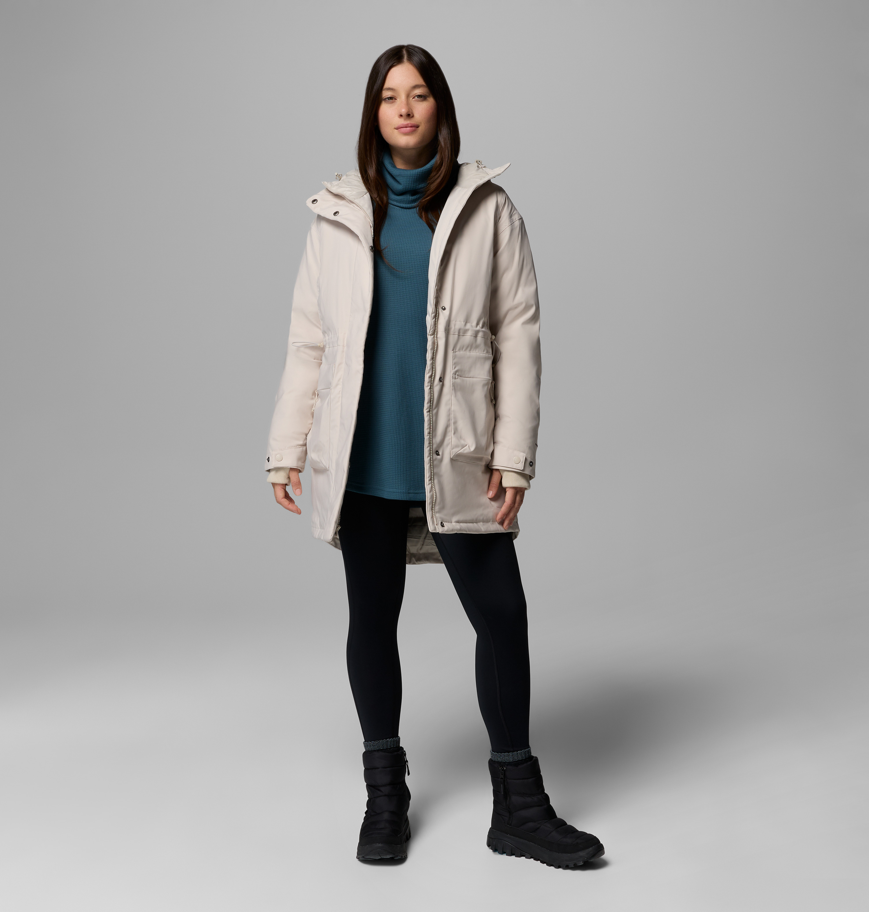 Columbia Kadın Bej Harmony Falls Kaz Tüyü Parka 2133671278278L