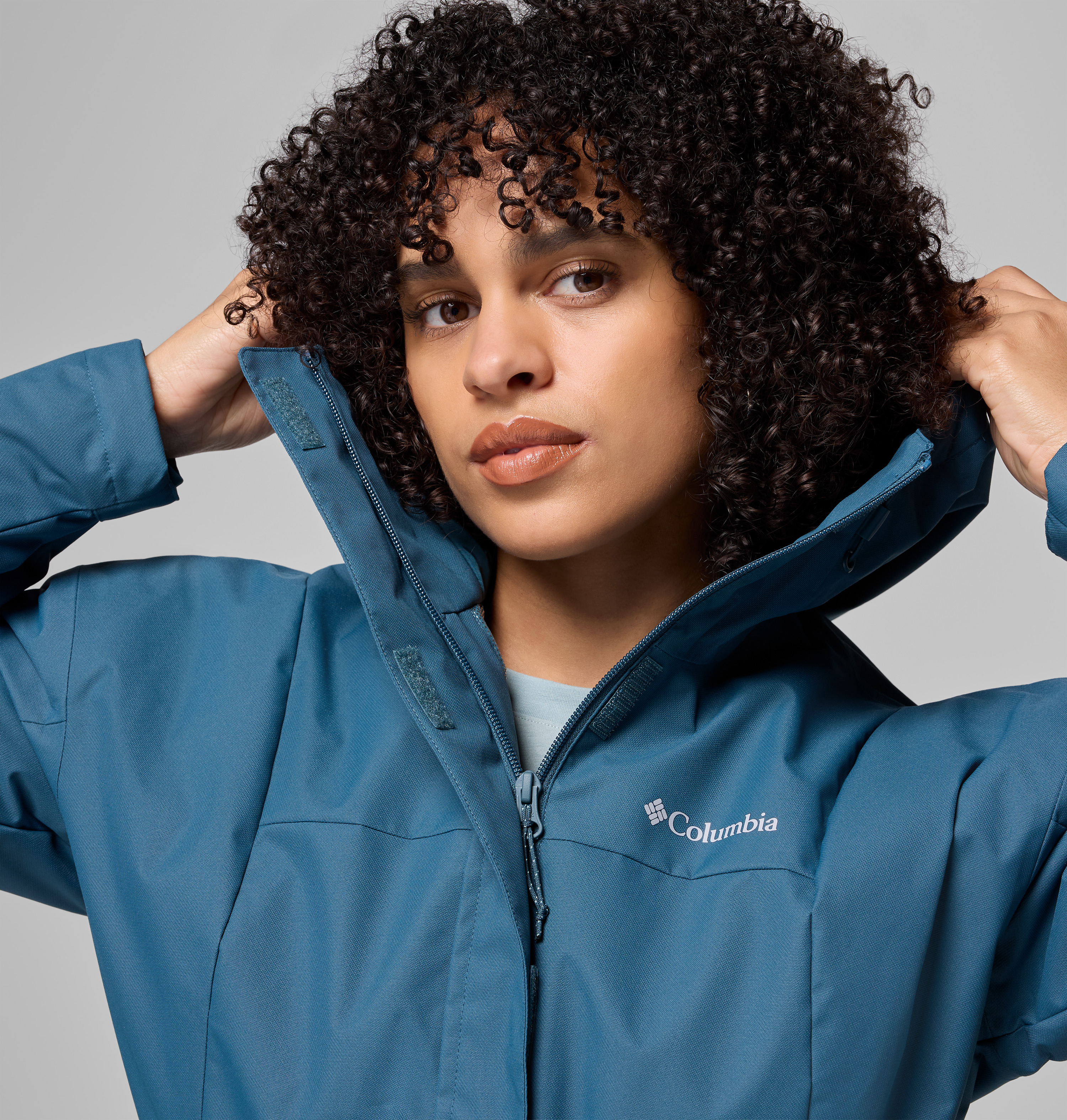 Columbia Kadın Mavi Hikebound II Long Insulated Mont