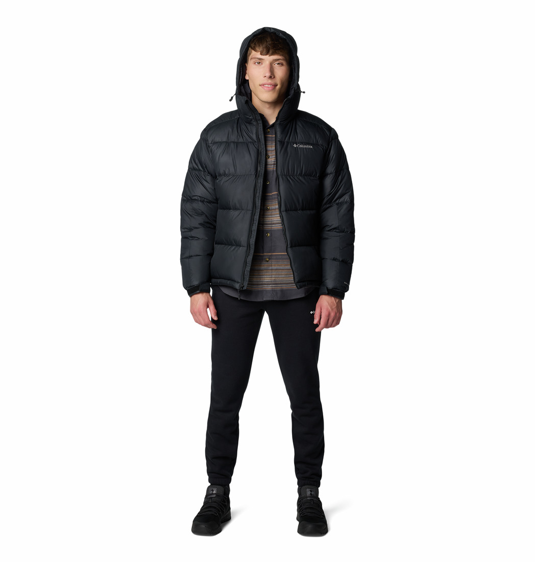 エル2様 Columbia Erkek Antrasit Melanj Pike Lake II Hooded Mont