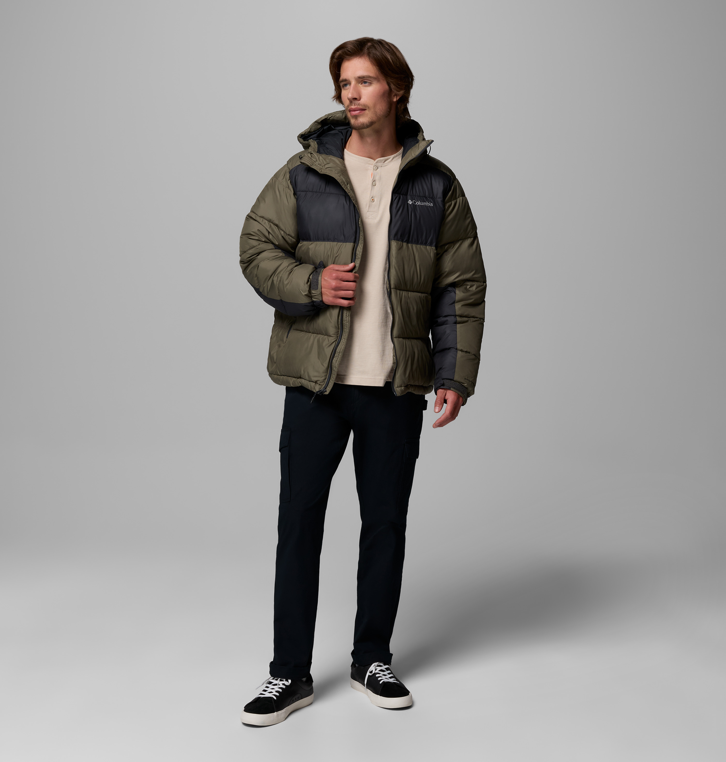 Columbia Erkek Yeşil Pike Lake II Hooded Mont 2050931399399L