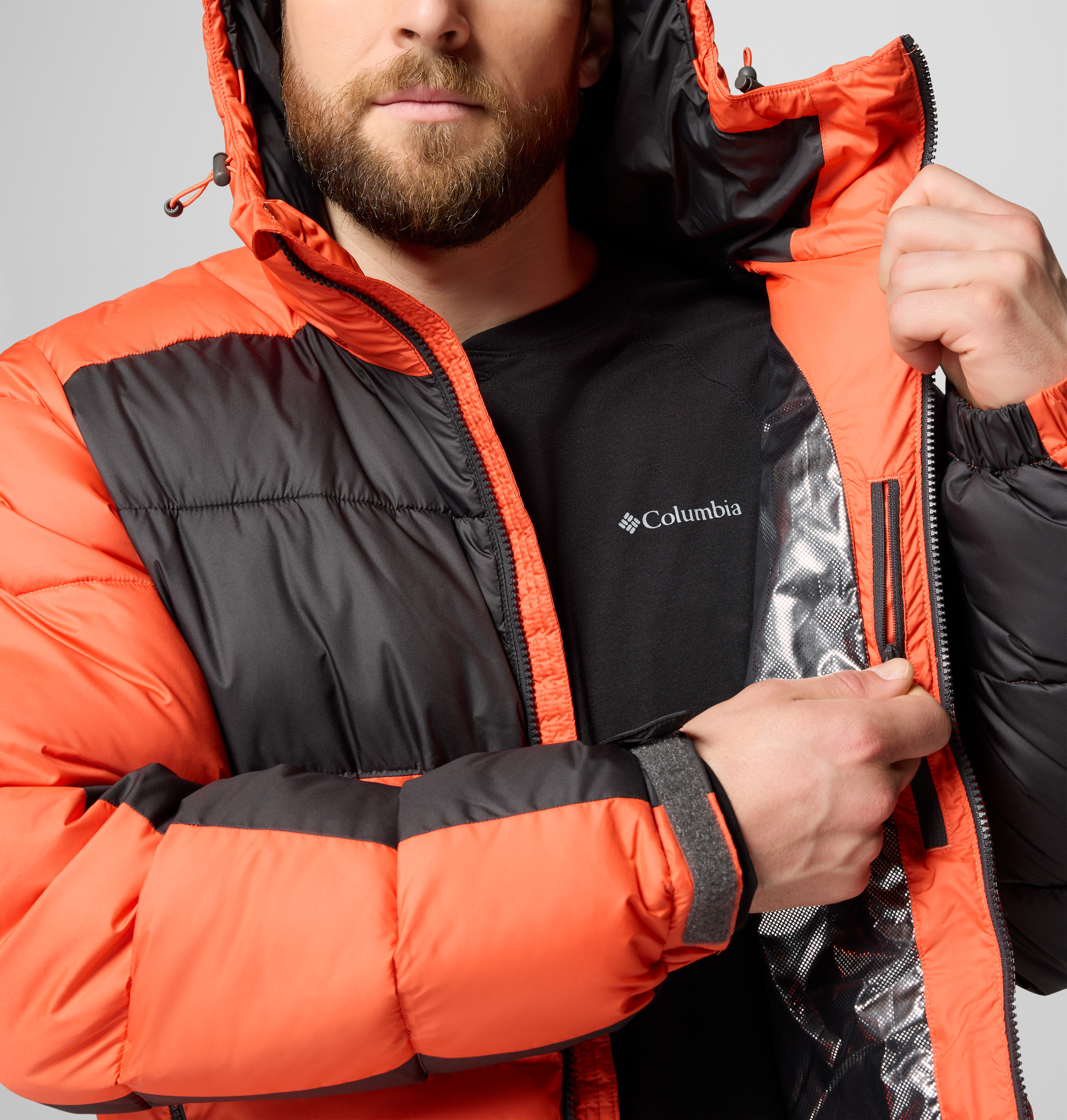 Columbia Erkek Turuncu Pike Lake II Hooded Mont 20509318648642XL
