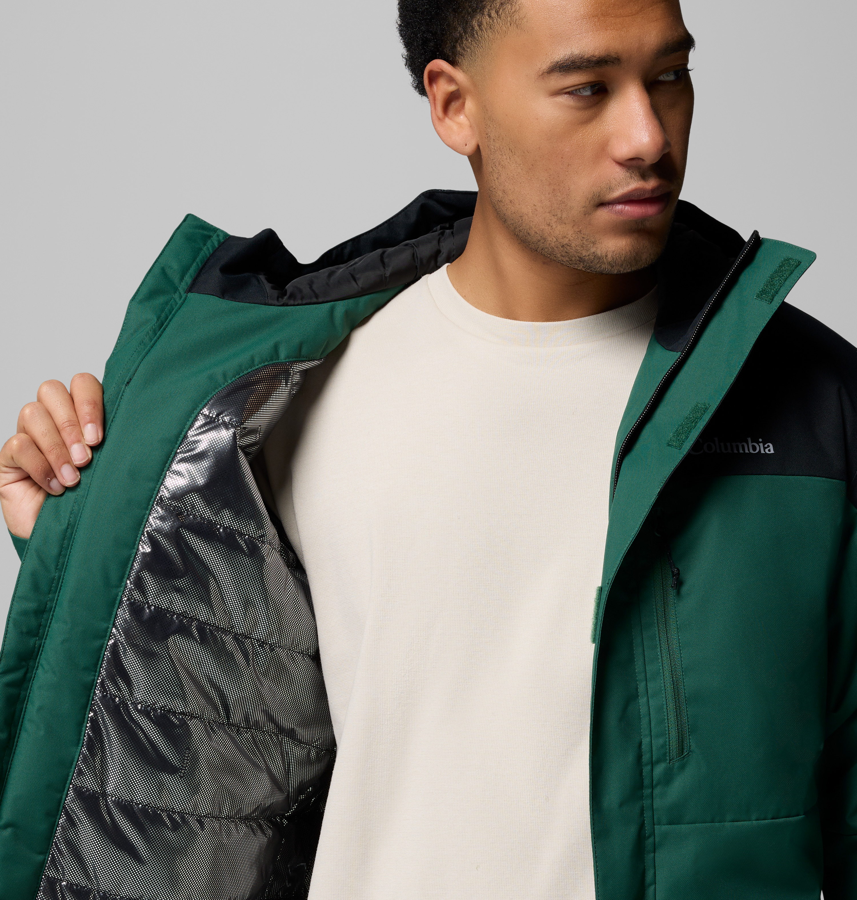 Columbia Erkek Yeşil Hikebound II Insulated Mont 20895413753752XL