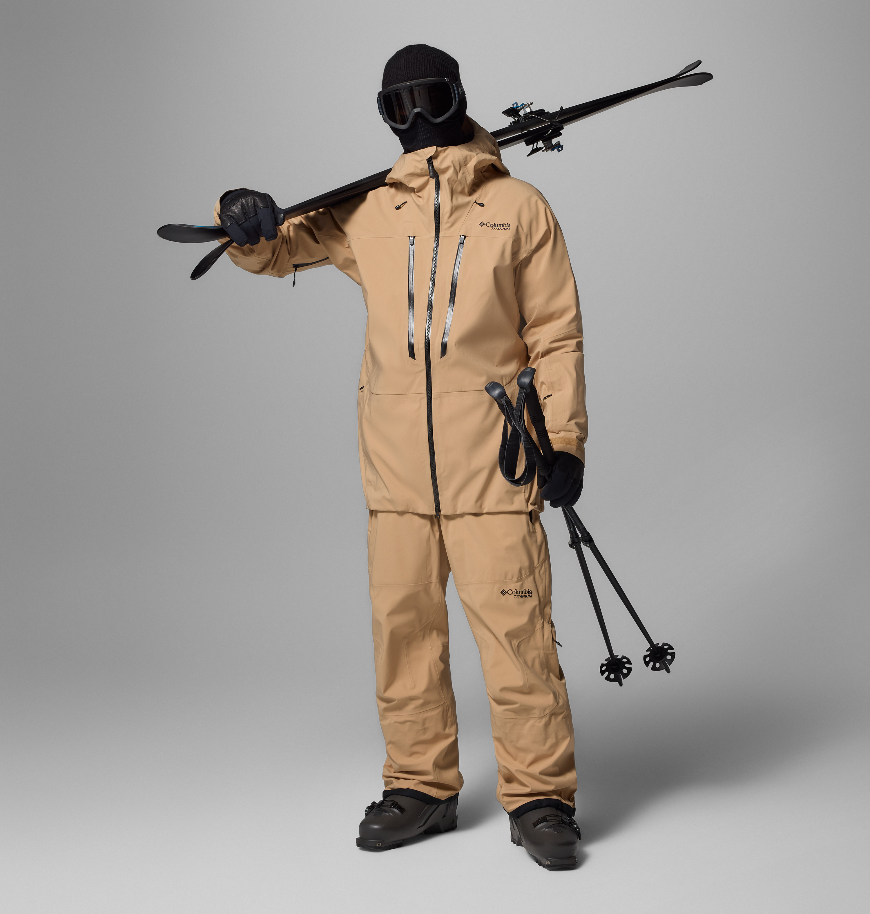 Columbia Erkek Kahverengi Platinum Peak II 3L Kayak Pantolonu