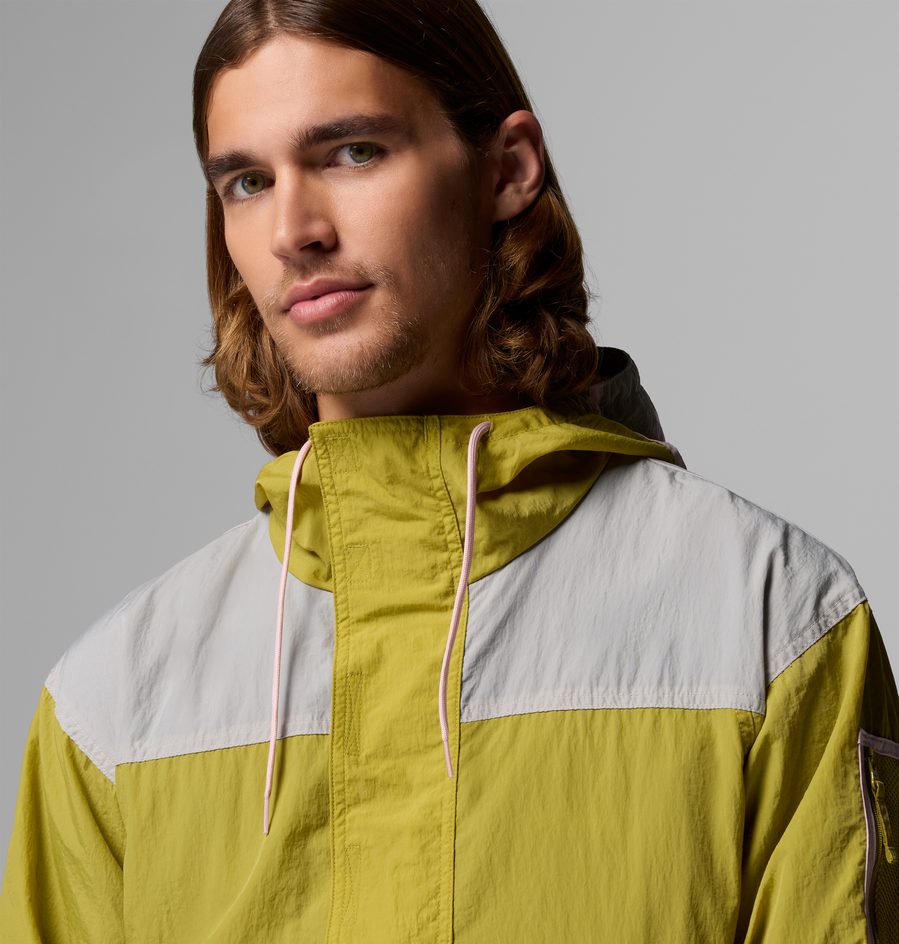 ATEEZ Columbia Coachella DUNE ウィンドブレーカー Columbia Erkek Yeşil Challenger Rüzgarlık 21170013343342XL | Columbia