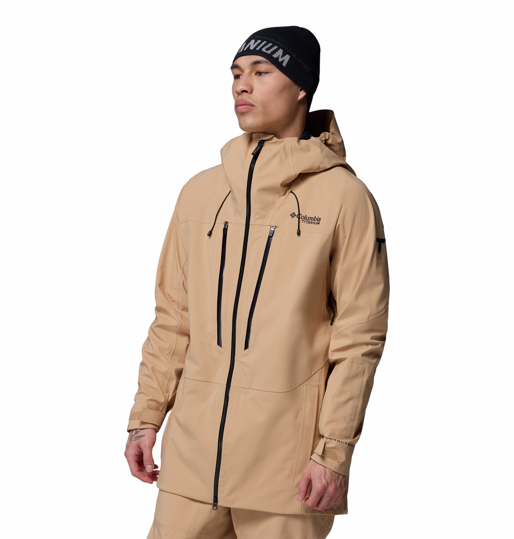 Columbia Kahverengi Platinum Peak II 3L Shell Erkek Kayak Montu