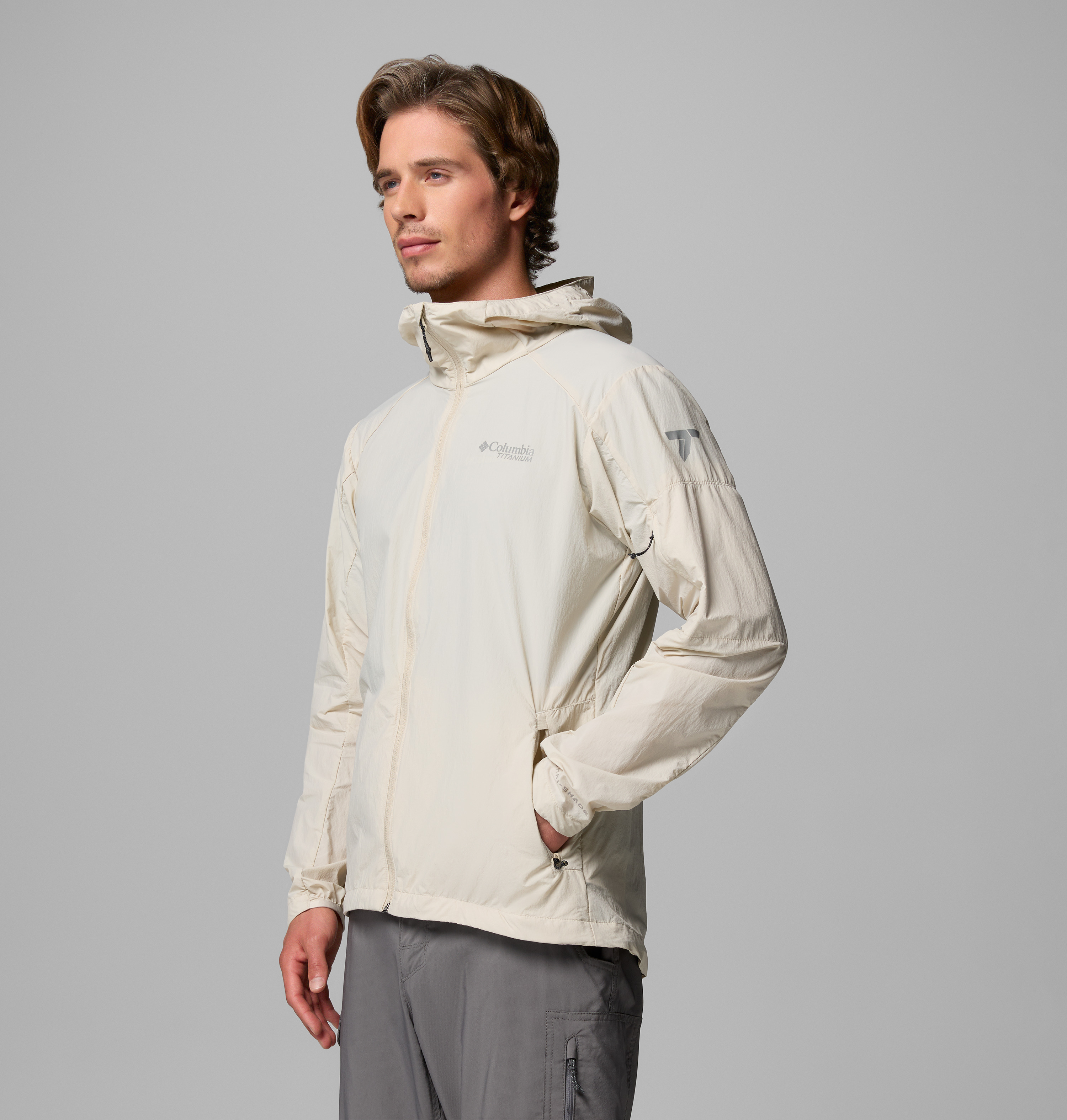 Columbia Erkek Krem Loop Trail II Rüzgarlık 20712312772772XL