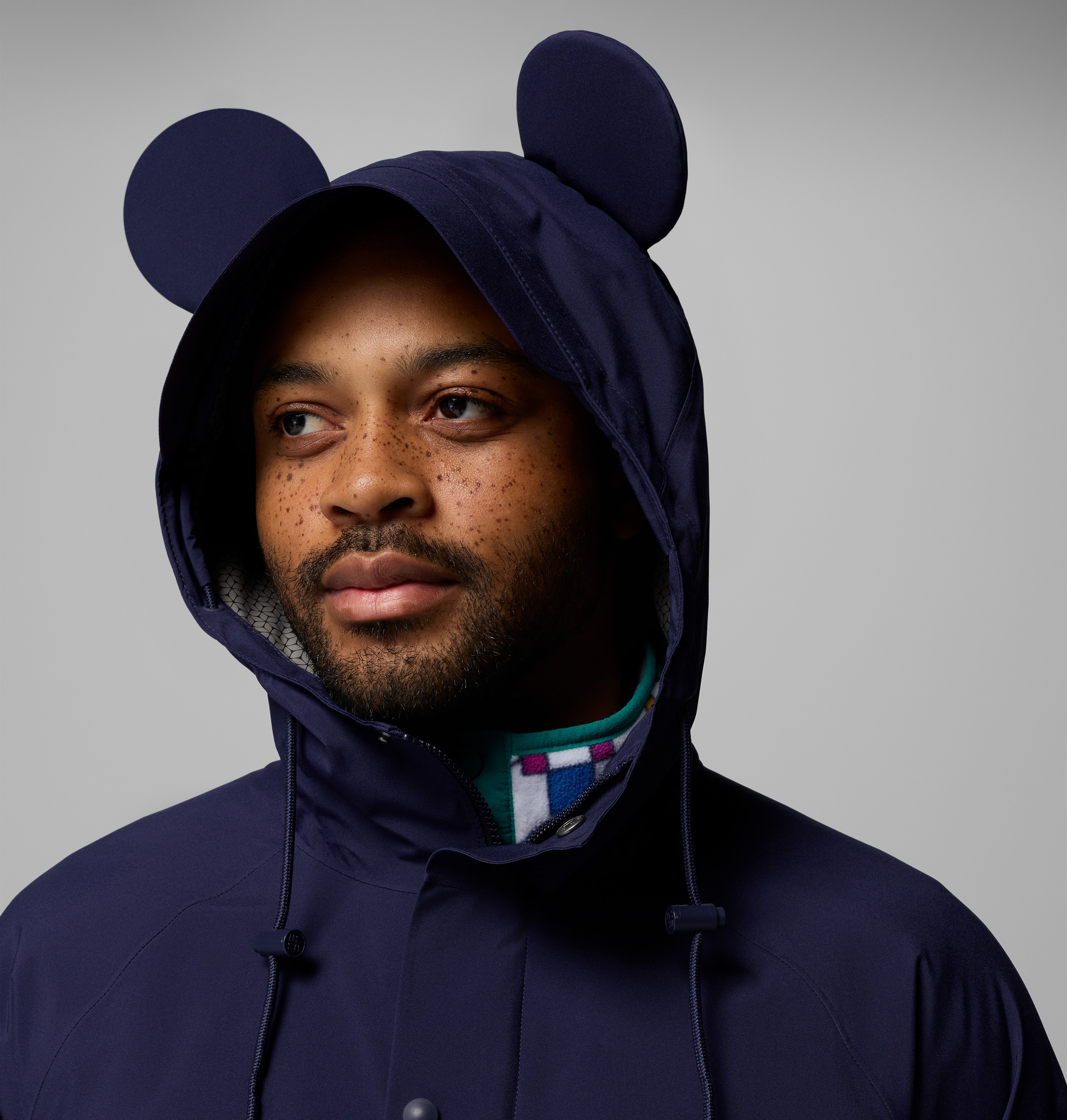 Columbia Erkek Koyu Lacivert CSC X Disney Mickey Ibex Yağmurluk