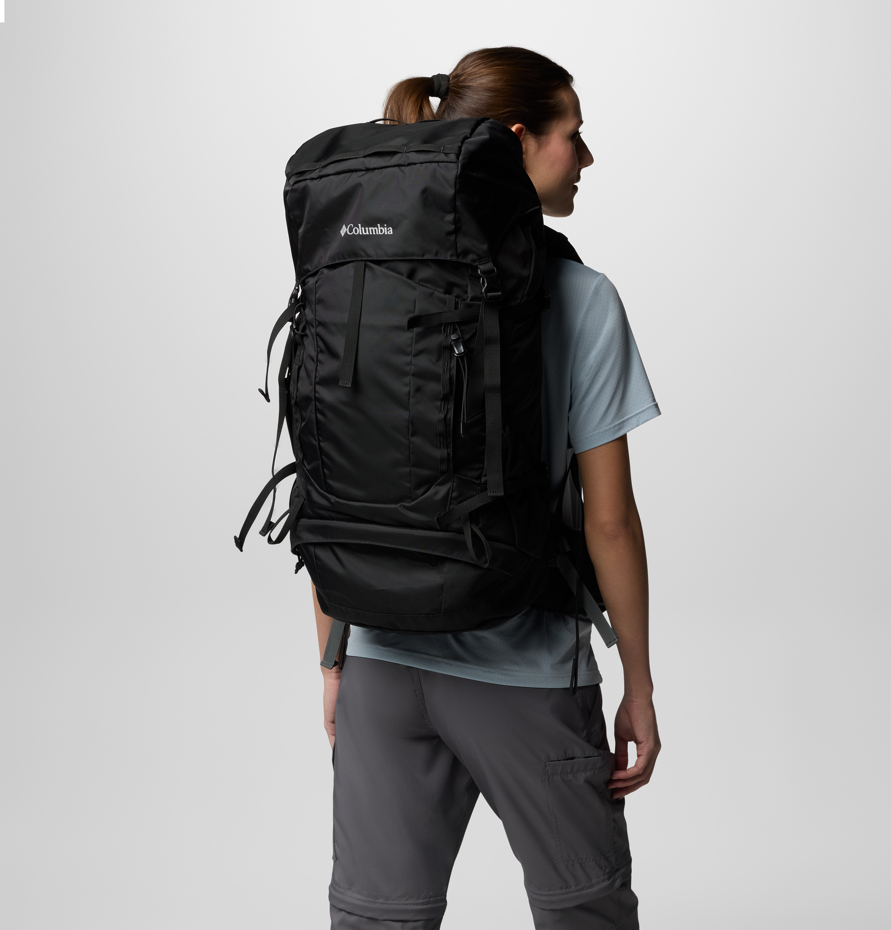 Columbia Unisex Siyah Wildwood Heights 45L+5L Teknik Sırt Çantası