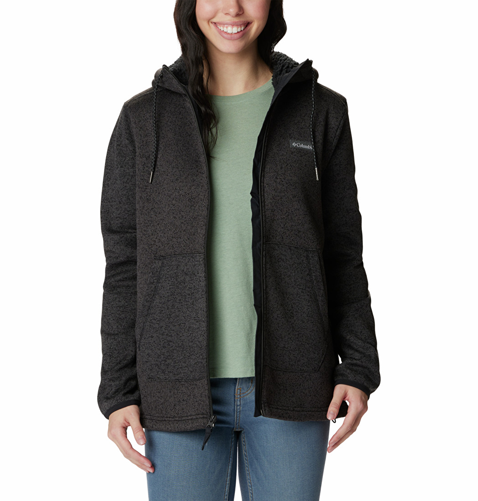 Sweater Weather Sherpa Full Zip Kadın Polar Üst