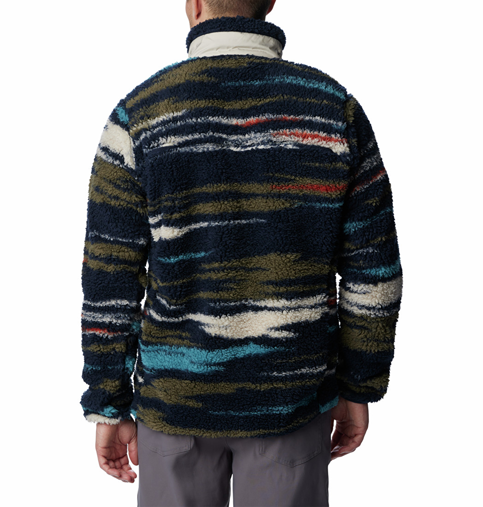 Winter Pass Print Fleece Full Zip Erkek Polar Üst