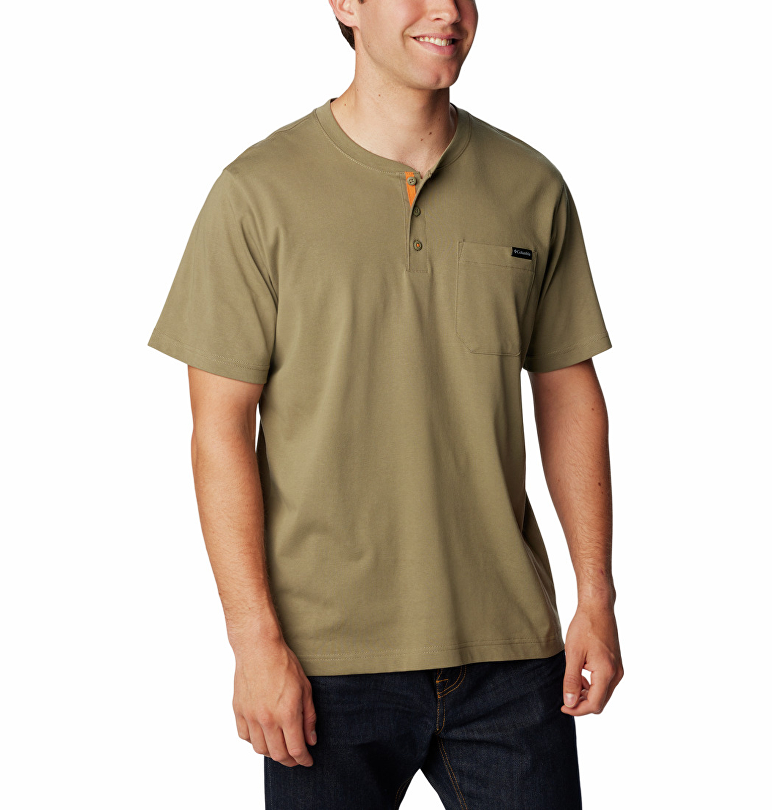 Landroamer Short Sleeve Henley Erkek Kısa Kollu T-Shirt