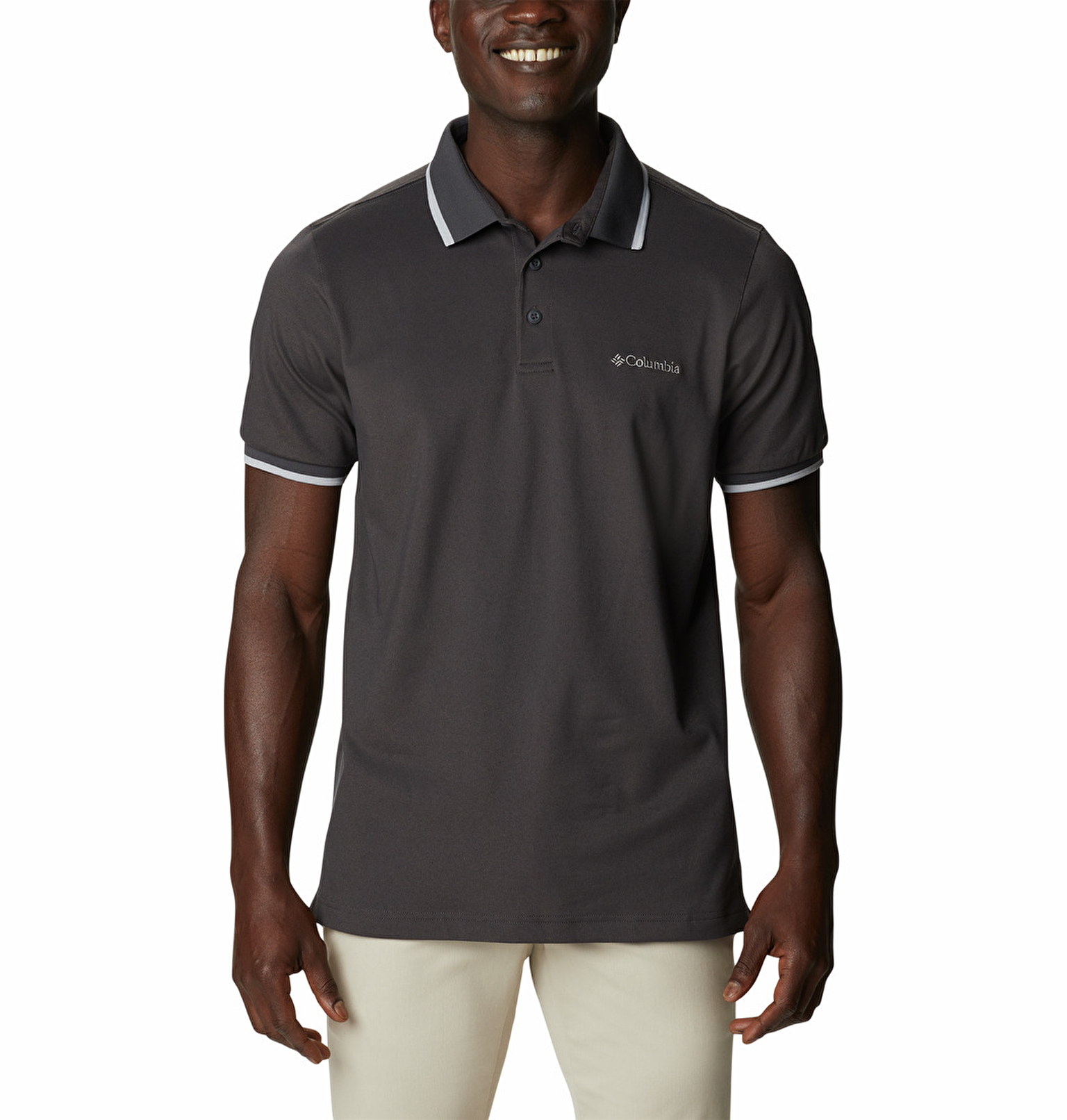 Cove Dome Butte Solid Pique Erkek Kısa Kollu Polo Tshirt